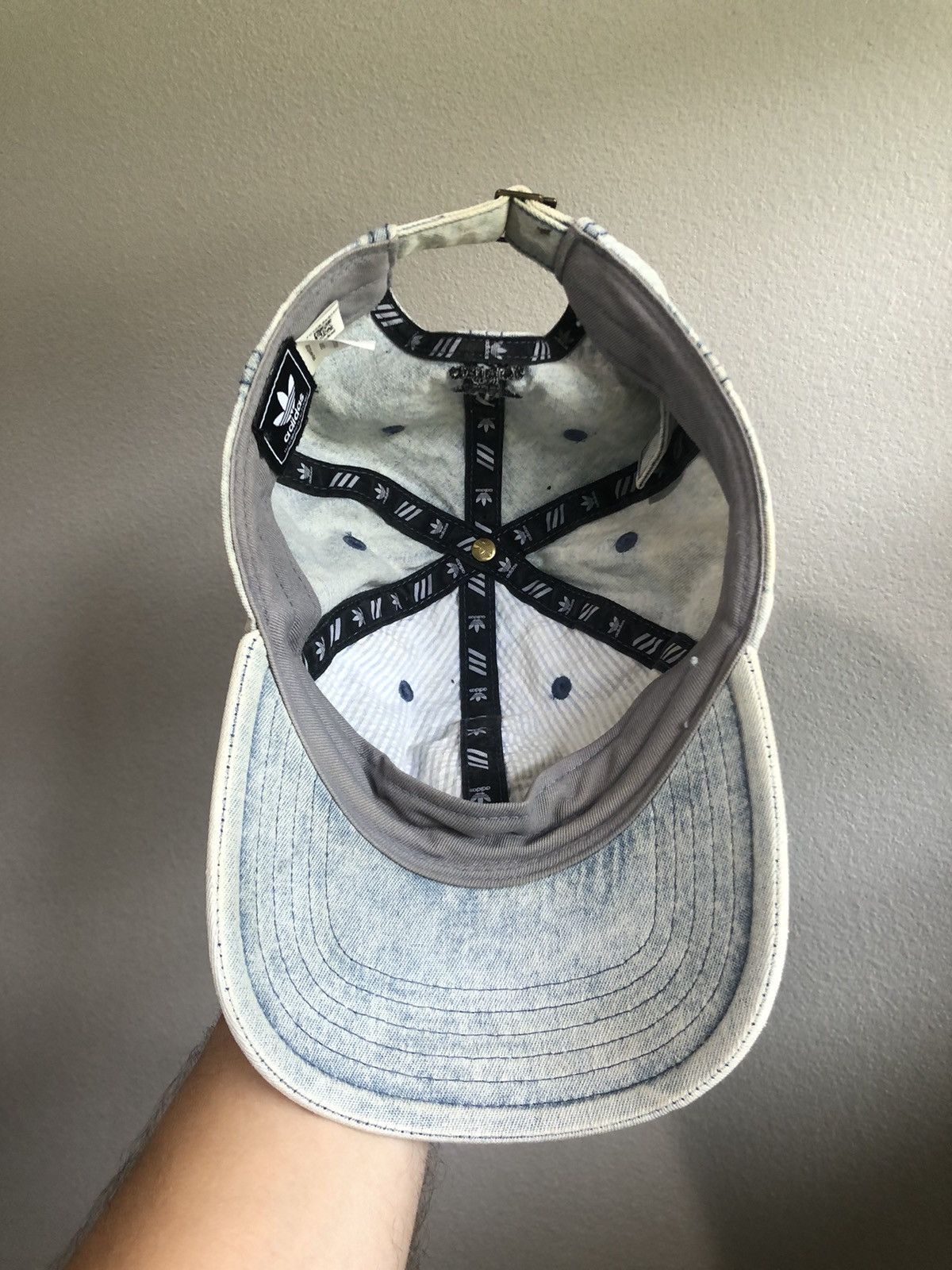 Adidas Adidas Trefoil Denim Hat Size ONE SIZE - 4 Thumbnail