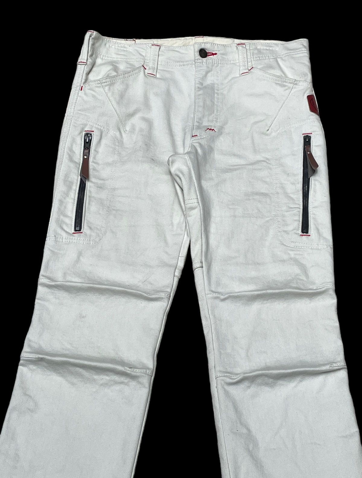 Designer × Vintage Vintage Kushitani Hamamatsu Flared Jeans 2000s Size US 31 - 3 Thumbnail