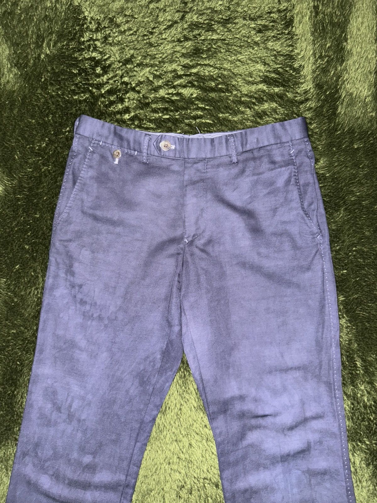 Mackintosh [M] Mackintosh Hand-Dyed Cropped Cotton Trousers Size US 30 / EU 46 - 4 Thumbnail