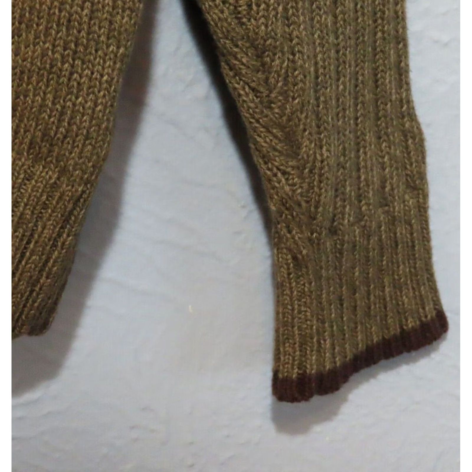 Vintage Columbia Men Medium Khaki Pullover Knit Sweater Size US M / EU 48-50 / 2 - 3 Thumbnail