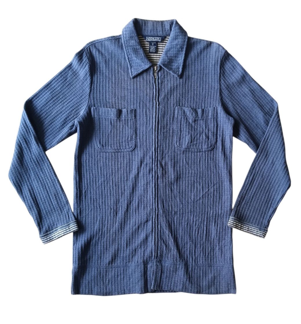 Lands' End Land's End® Zipper Long Sleeve Double Pocket Size XS / US 0-2 / IT 36-38 - 2 Thumbnail