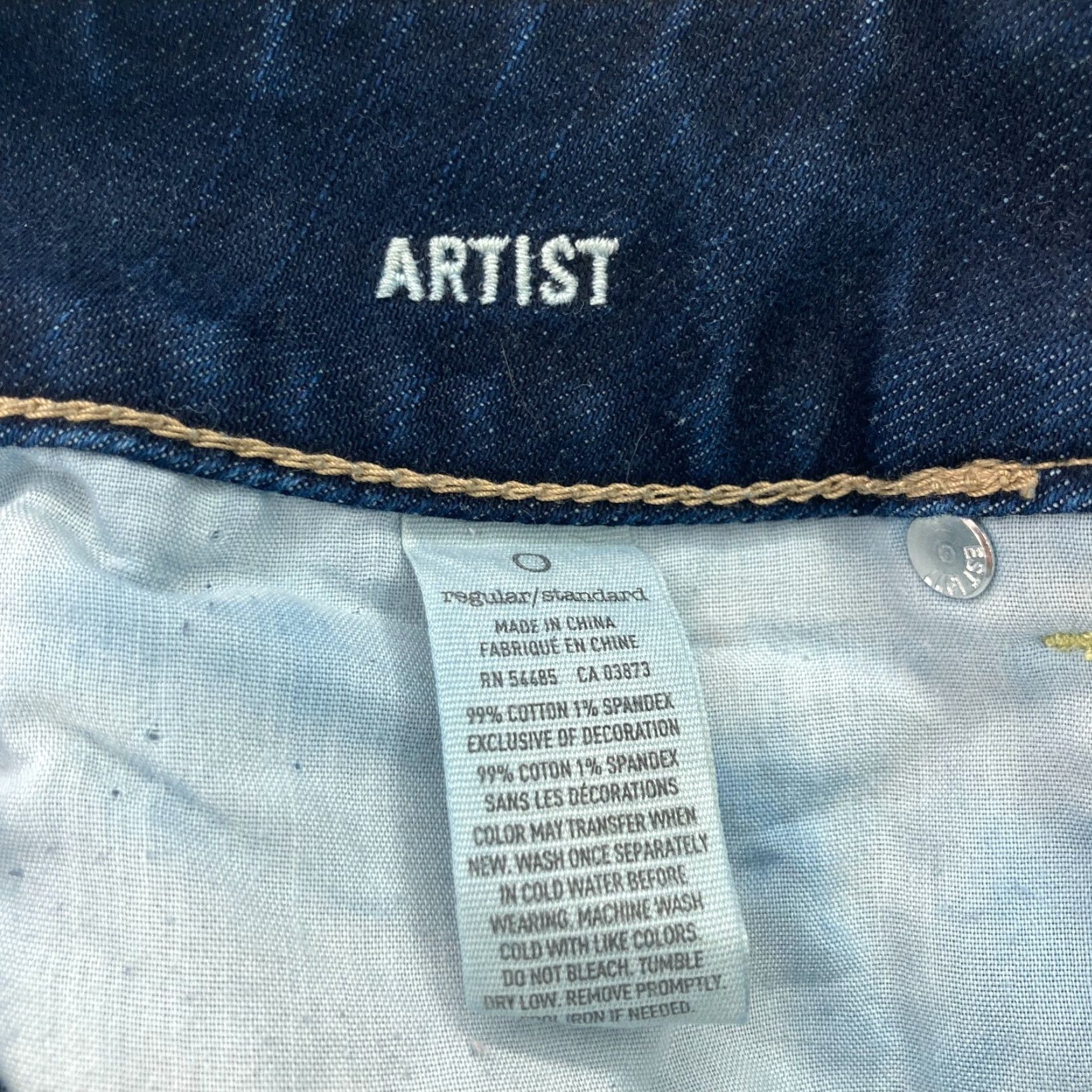 American Eagle Outfitters American Eagle Jeans Womens Size 0 Stretch Artist Crop Dark Wash Blue Comfort Size 25" / US 0 / IT 36 - 5 Thumbnail