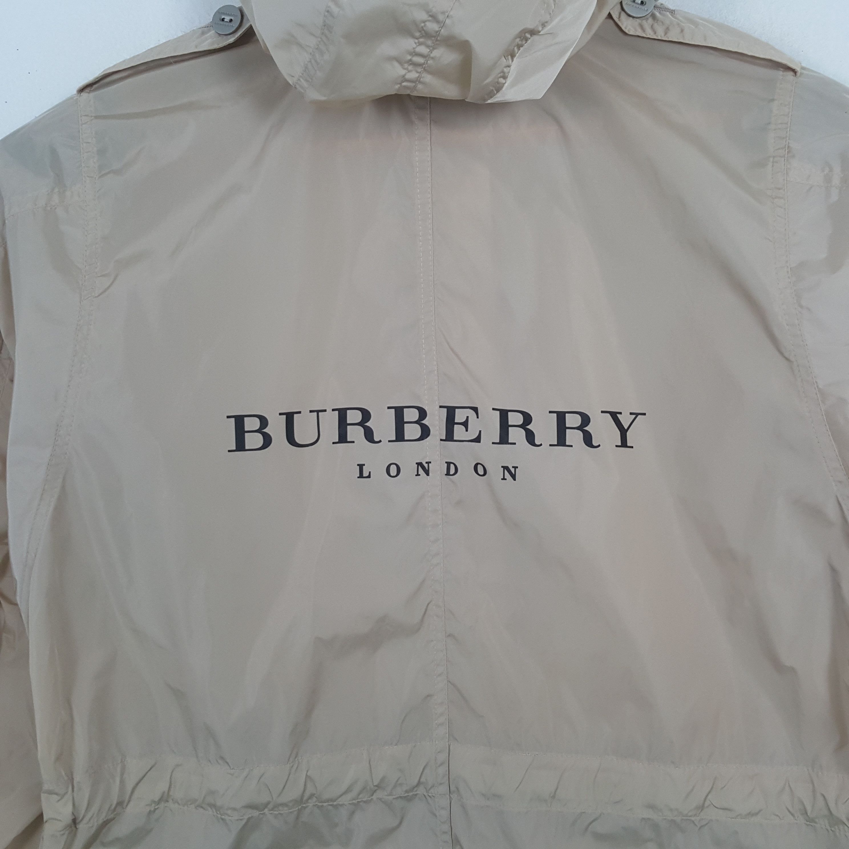 Burberry × Vintage Vintage BURBERRY LONDON Fashion Brand Hoodies Jacket Size US L / EU 52-54 / 3 - 2 Thumbnail
