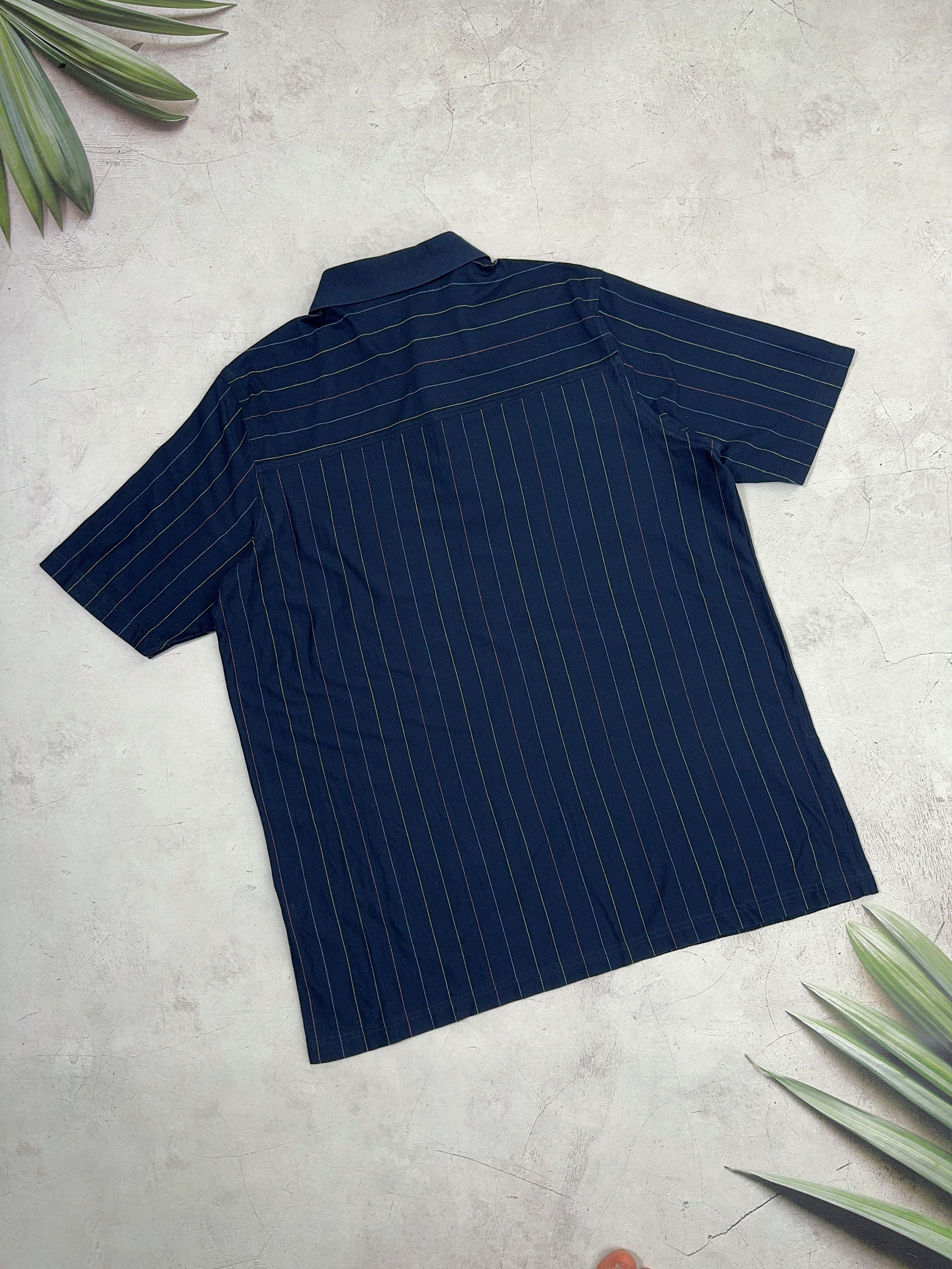 Vintage Vintage Francesco Morri Polo T-Shirt Navy Blue & Striped Size US M / EU 48-50 / 2 - 8 Thumbnail