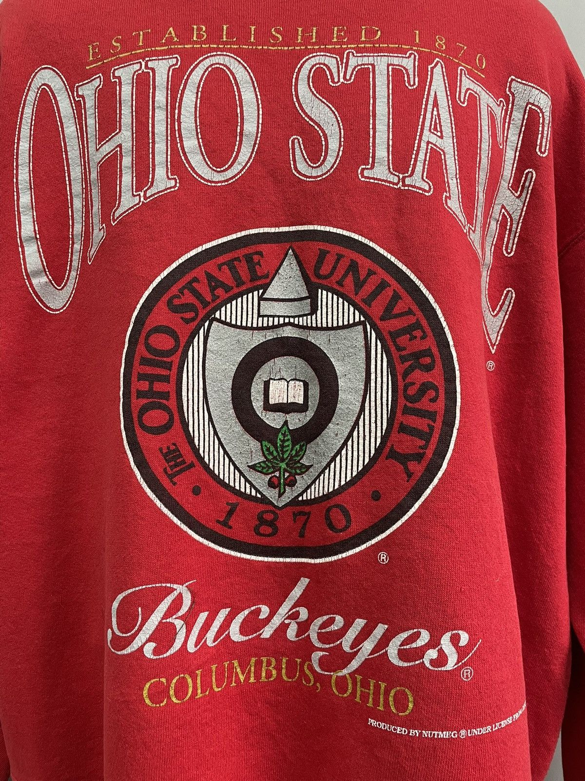 Lee Rare 90s Ohio State sweatshirt crewneck y2k Size US L / EU 52-54 / 3 - 8 Thumbnail