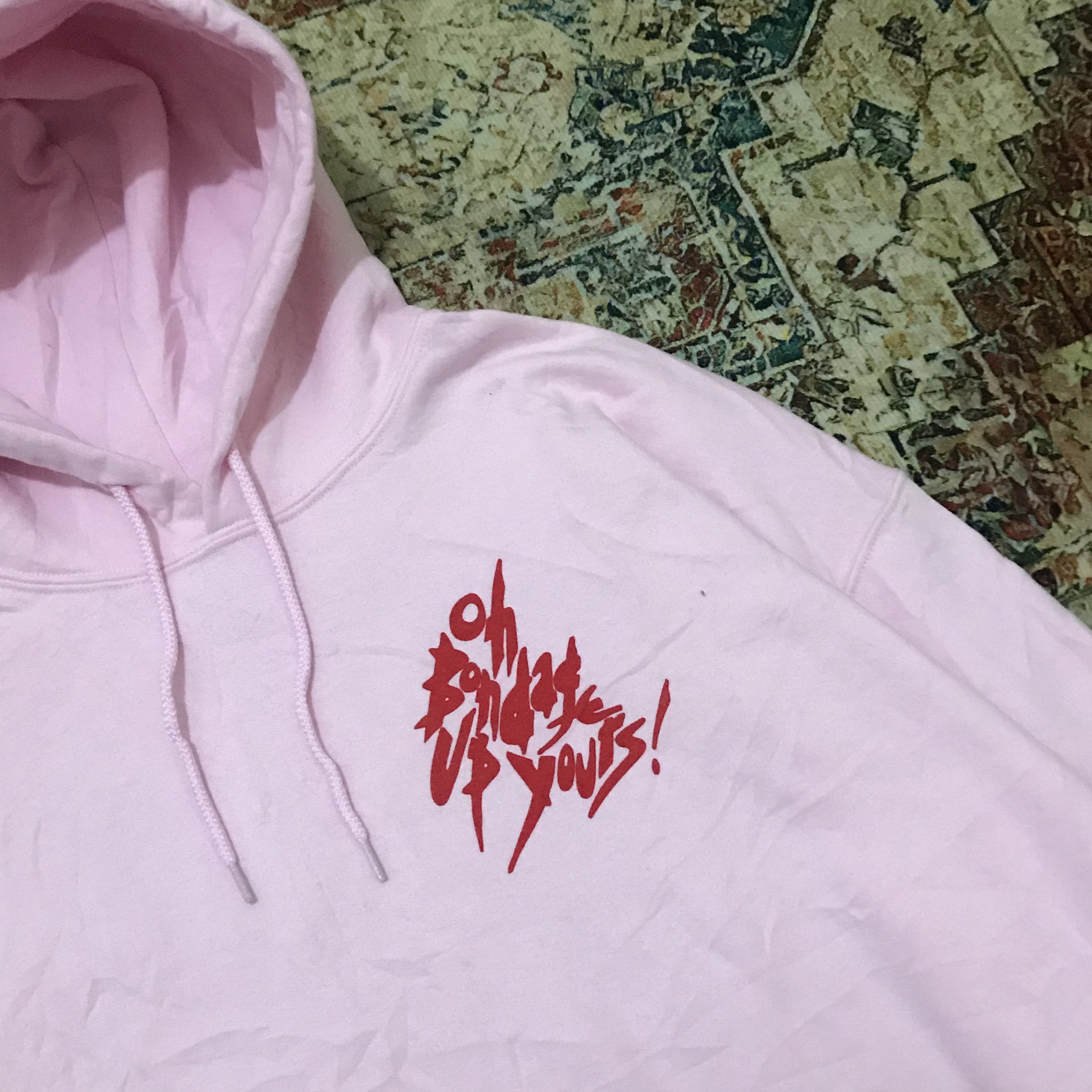 Band Tees × Gildan Hoodie Band X-ray Spex “Bondage” pink Size US XL / EU 56 / 4 - 5 Thumbnail