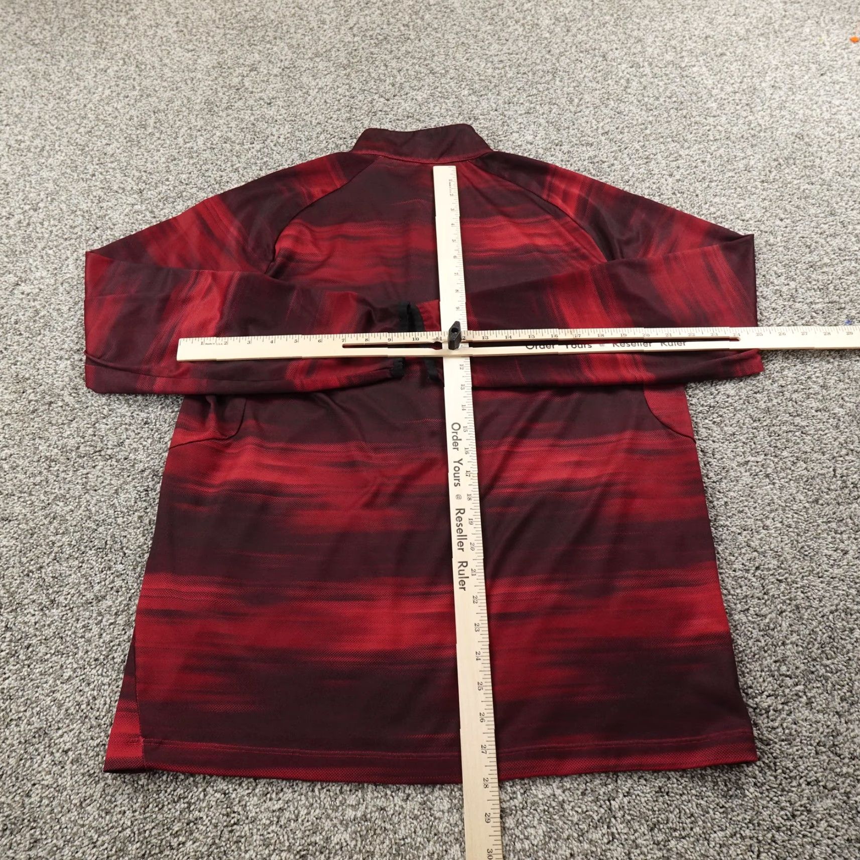 Tasso Elba Greg Norman Pullover Mens M Red PlayDry 1/4 Zip Golf Long Sleeve Tasso Elba Top Size US M / EU 48-50 / 2 - 6 Thumbnail