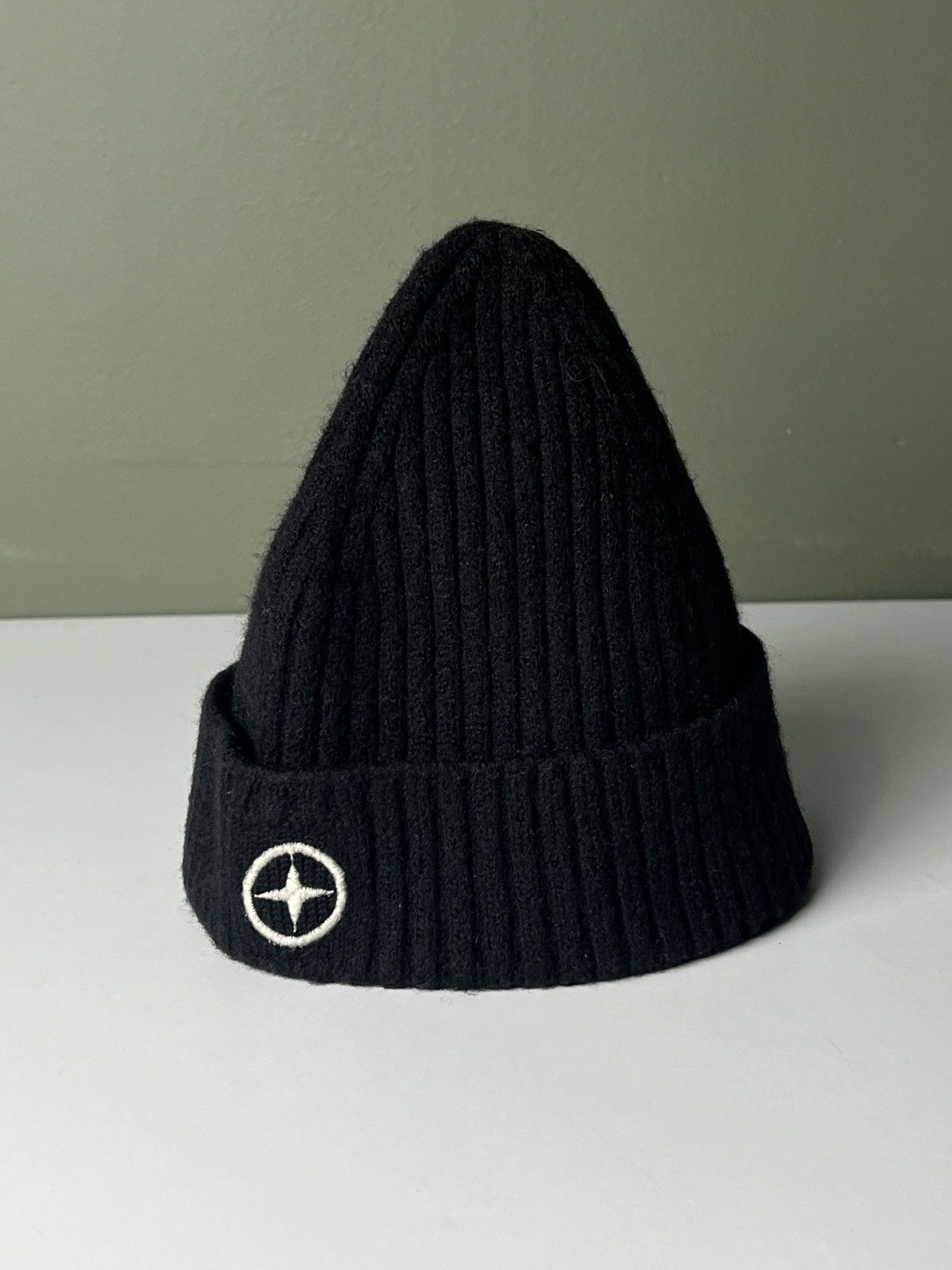 Stone Island stone island y2k beanie hat ribbed wool vintage Size ONE SIZE - 3 Thumbnail