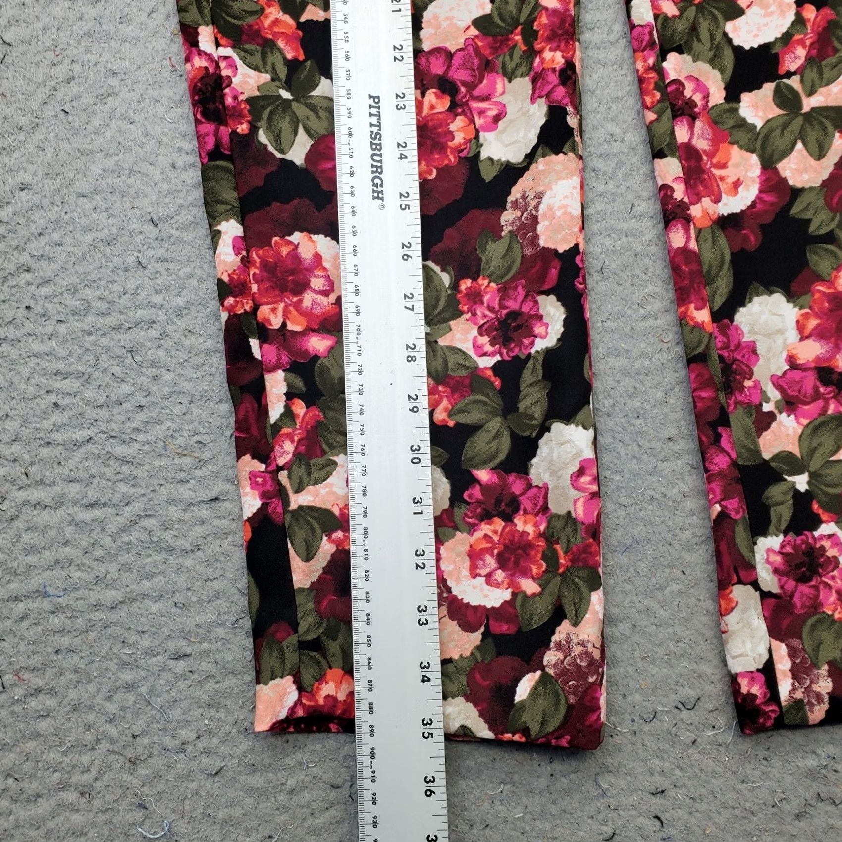 Banana Republic Banana Republic Avery Pants Womens 4 Multi Floral Boho Slash Pocket Straight Leg Pants Womens Size 4 Multicolor Floral Size 27" / US 4 / IT 40 - 3 Thumbnail