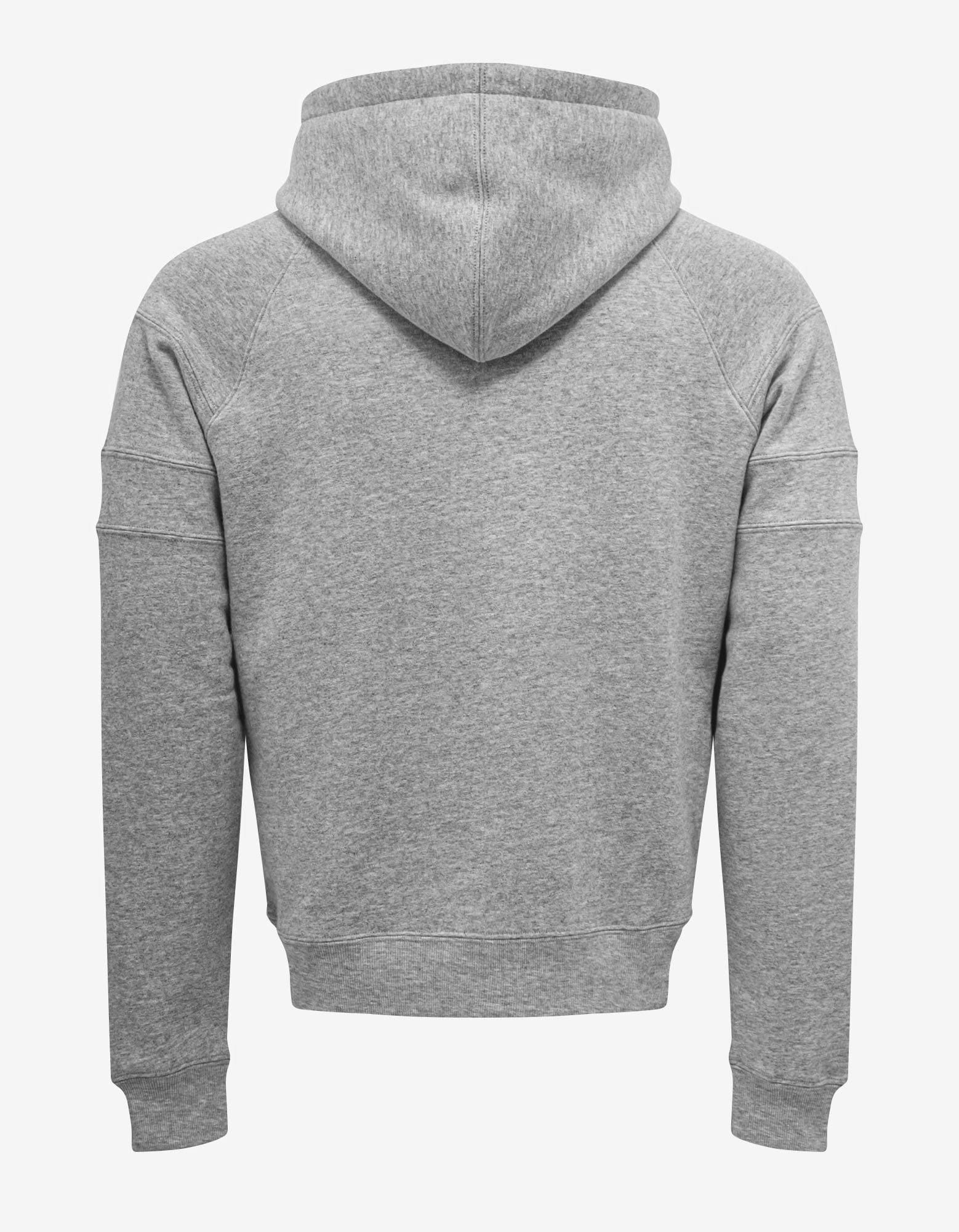 Saint Laurent Paris Grey Logo Embroidery Hoodie Size US L / EU 52-54 / 3 - 2 Thumbnail