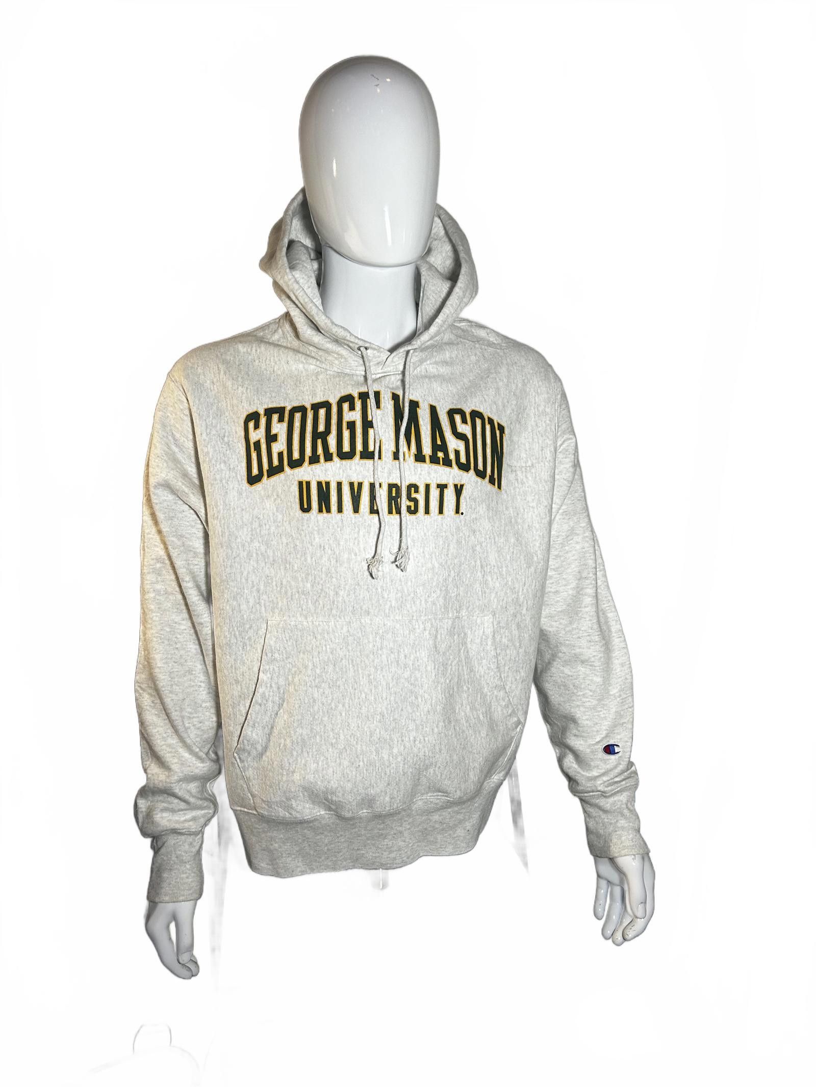 Champion George Mason University Grey Hoodie - Classic Comfort Size US L / EU 52-54 / 3 - 1 Thumbnail