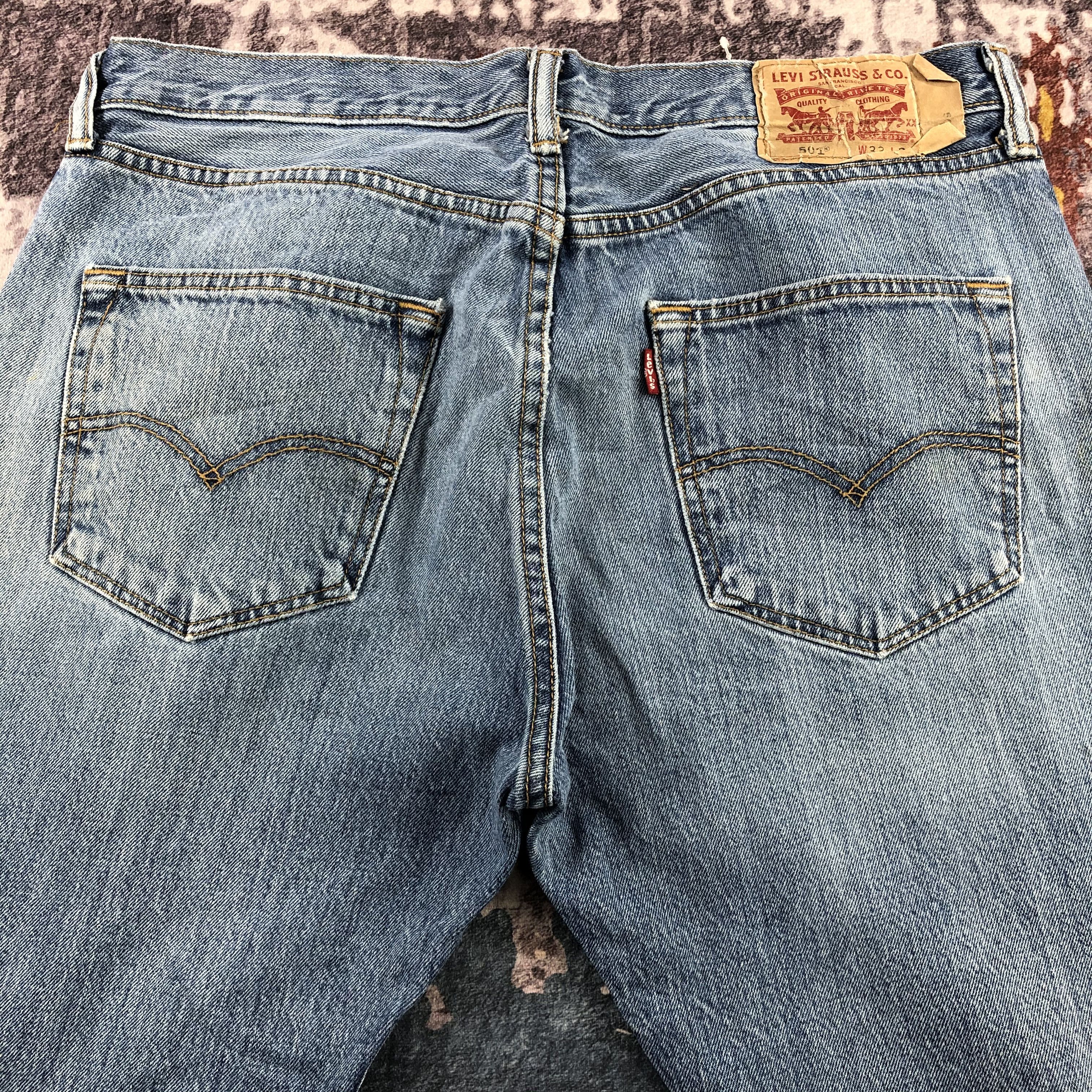 Levi's × Vintage Vintage Blue Wash Levis 501 Jeans-JM2862 Size US 34 / EU 50 - 6 Thumbnail