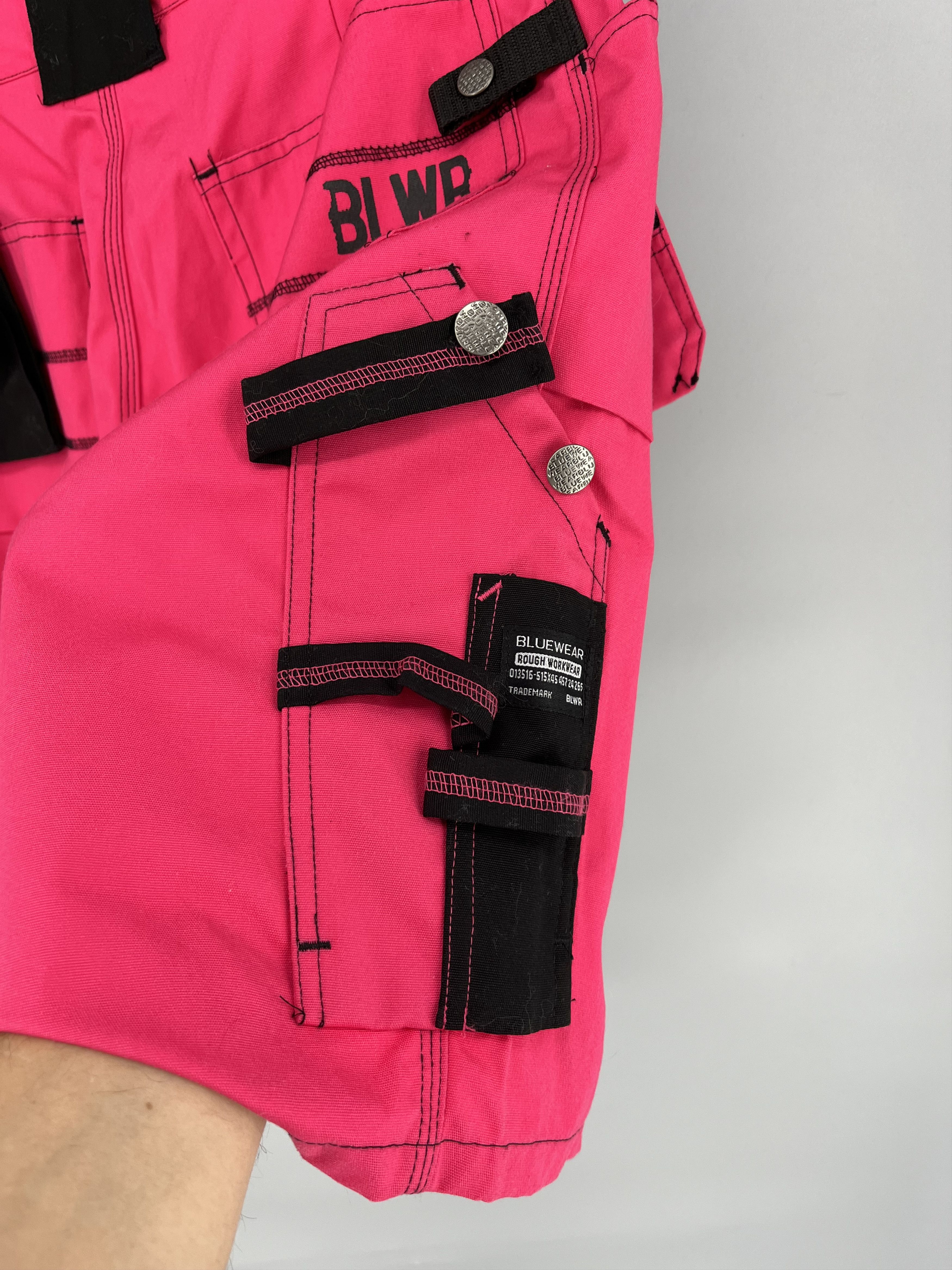 Global Work Bluewear Rough Workwear Holster Cargo Multi Pocket Shorts Size US 32 / EU 48 - 12 Thumbnail