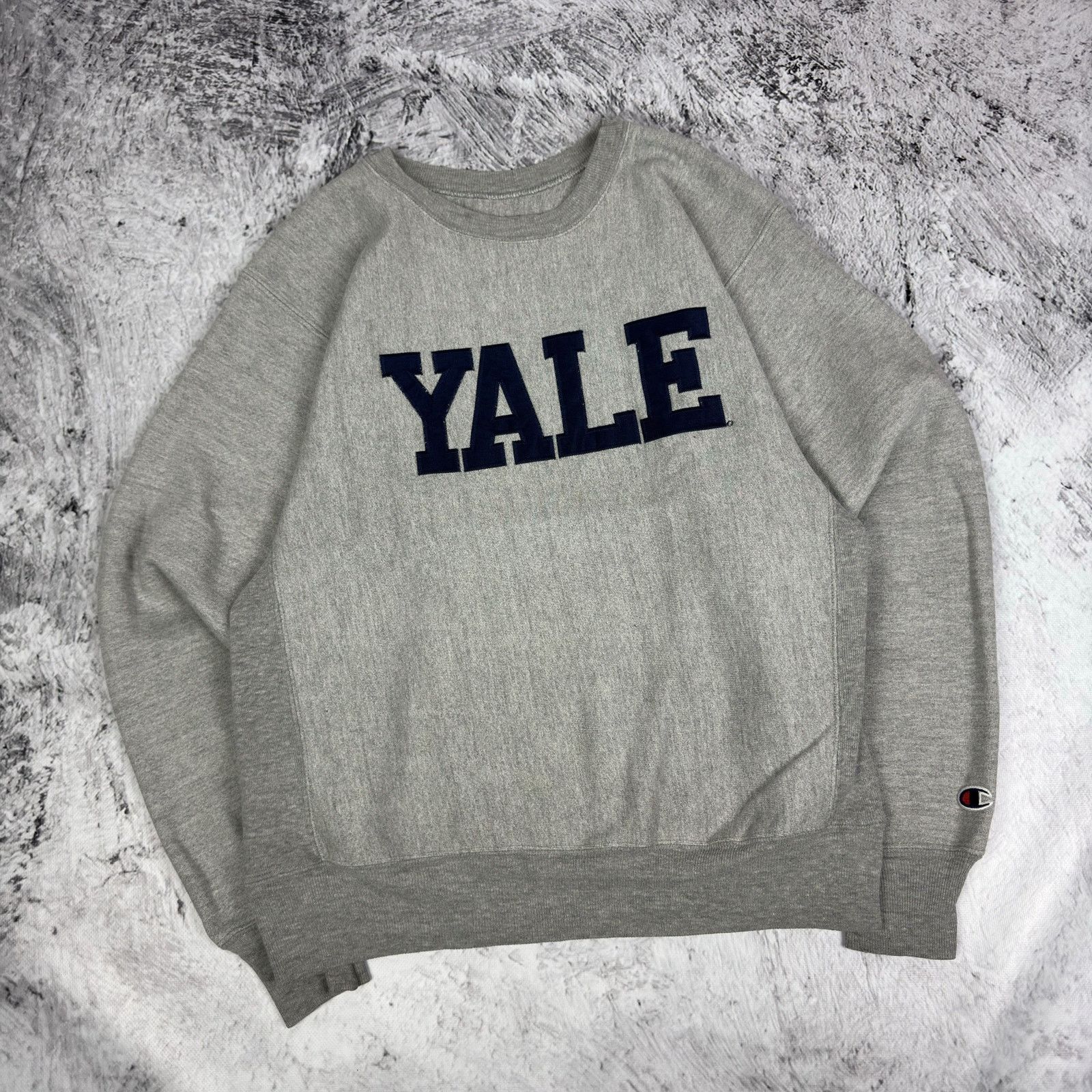 Champion Premium Reverse Weave Mens Yale Pullover Sweatshirt