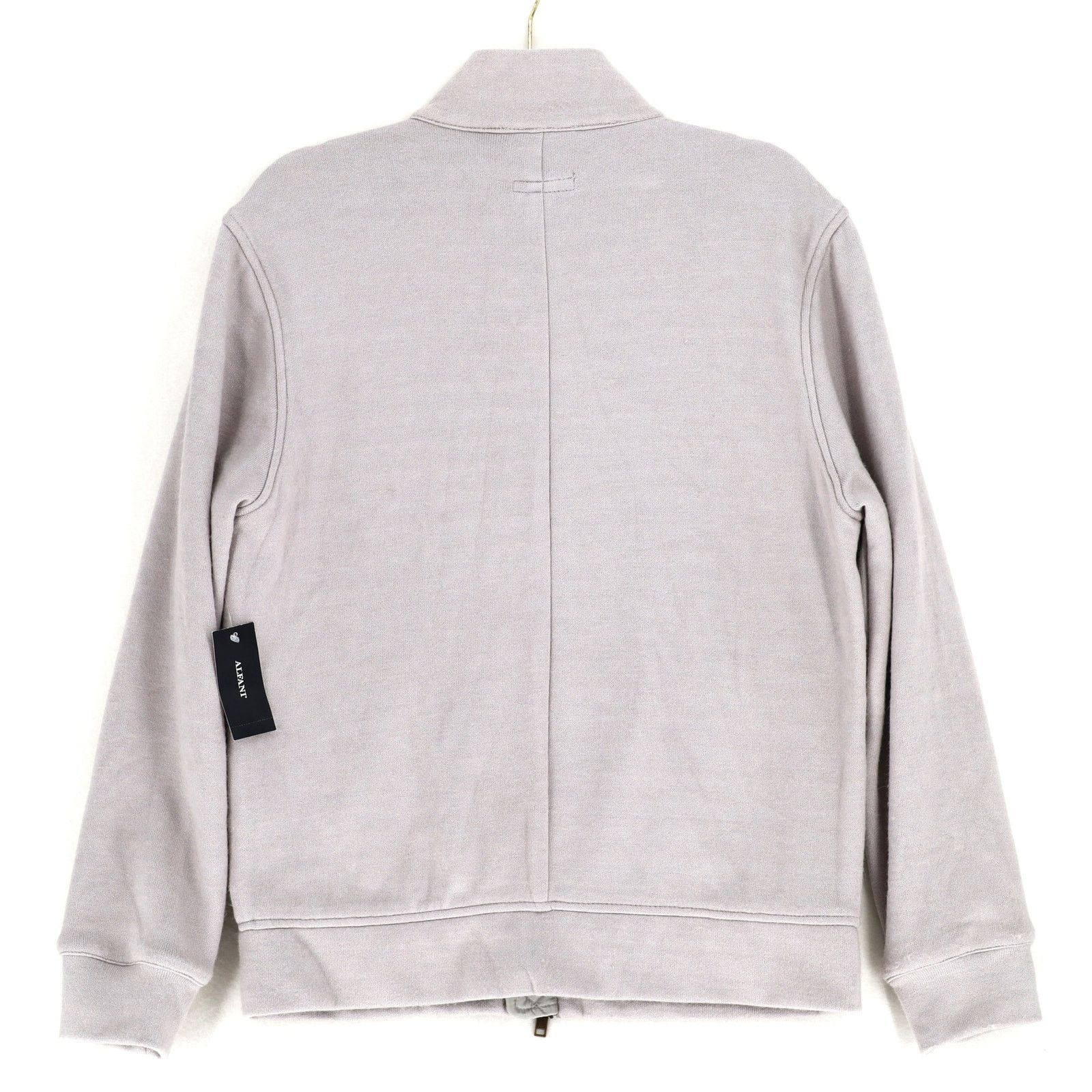 Alfani Alfani Men's Grey Mixed-Media Full-Zip Bomber Jacket Size S Size US S / EU 44-46 / 1 - 4 Thumbnail