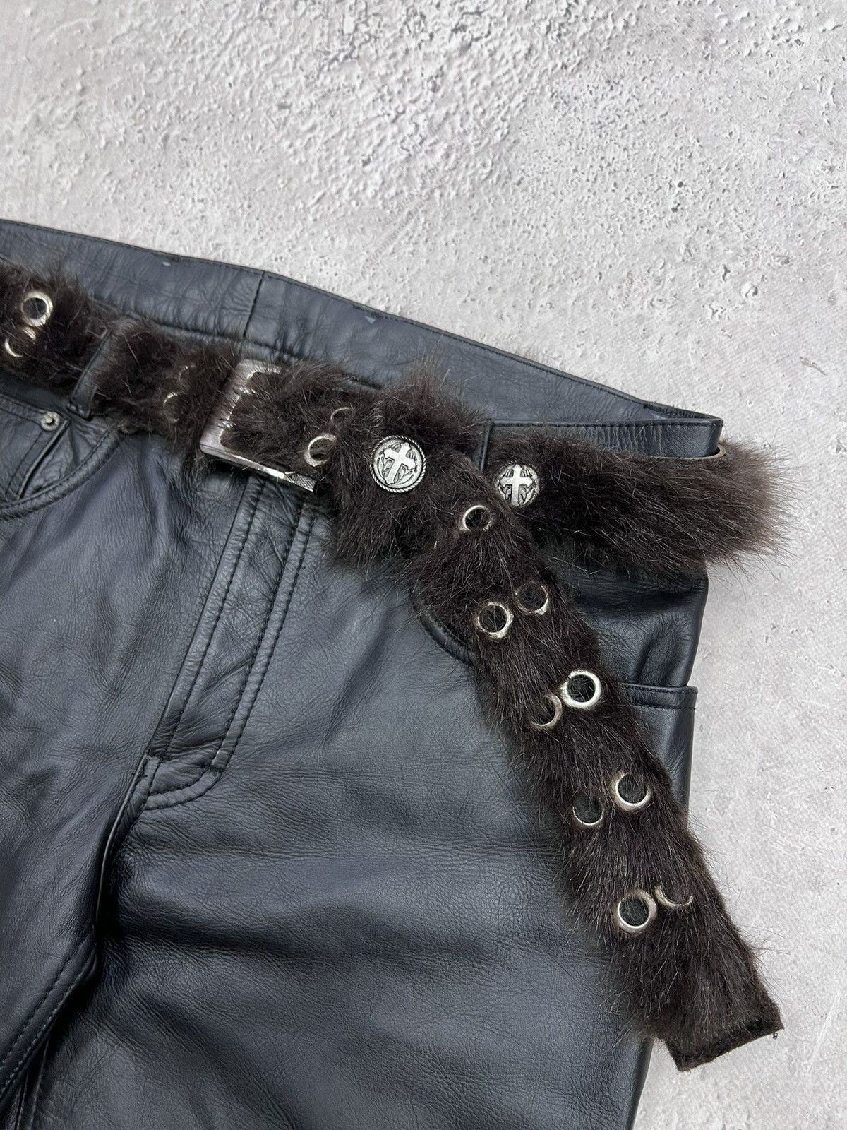 Hysteric Glamour × Japanese Brand SALE✅✅Rick Owens Junya Watanabe Style fur belt Size ONE SIZE - 11 Thumbnail