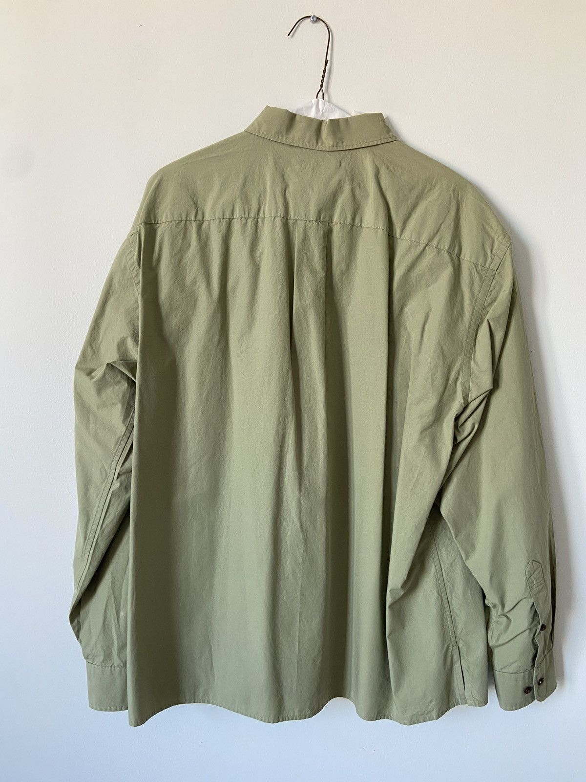 Uniqlo Uniqlo C Oversized Cotton Shirt Green Size US S / EU 44-46 / 1 - 2 Thumbnail