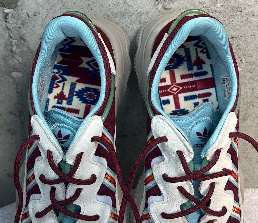 Adidas × size? Adidas size? x Ozweego ‘Lake Oswego’ Burgundy Men's Size 9.5 Size US 9.5 / EU 42-43 - 8 Thumbnail
