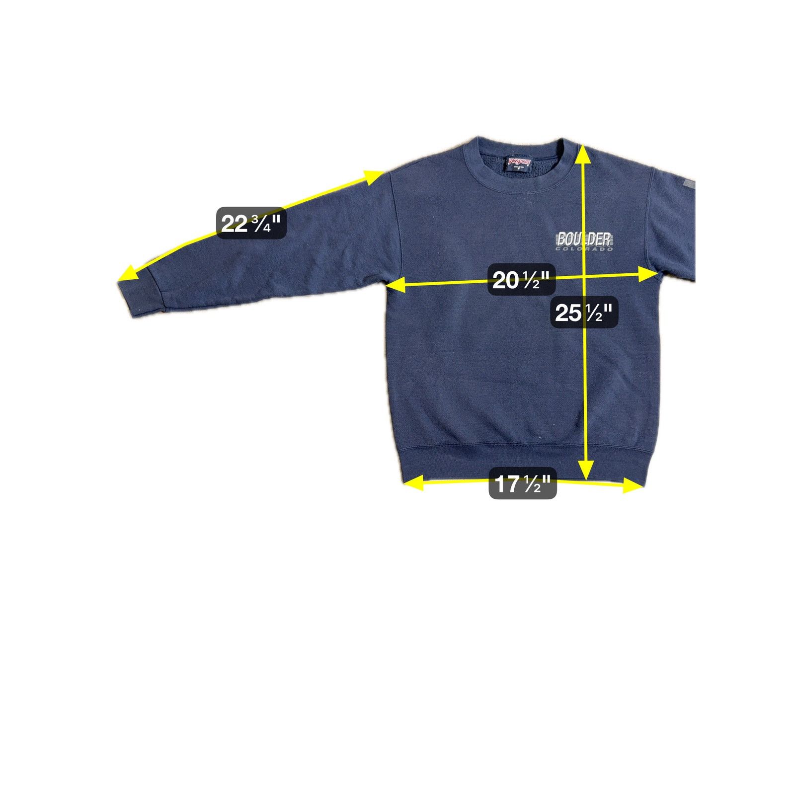 Jansport Vtg Jansport Boulder CO Crewneck Sweatshirt USA 90s Navy S Size US S / EU 44-46 / 1 - 4 Thumbnail