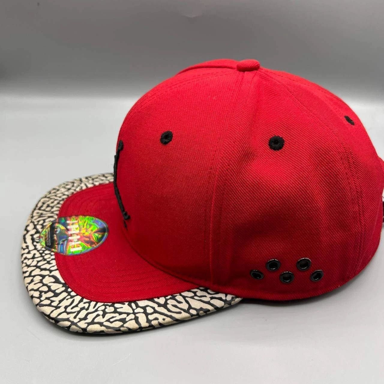 Jordan Brand Air Jordan Hat Men Cement Elephant Embroidered Strap Back Size ONE SIZE - 7 Thumbnail