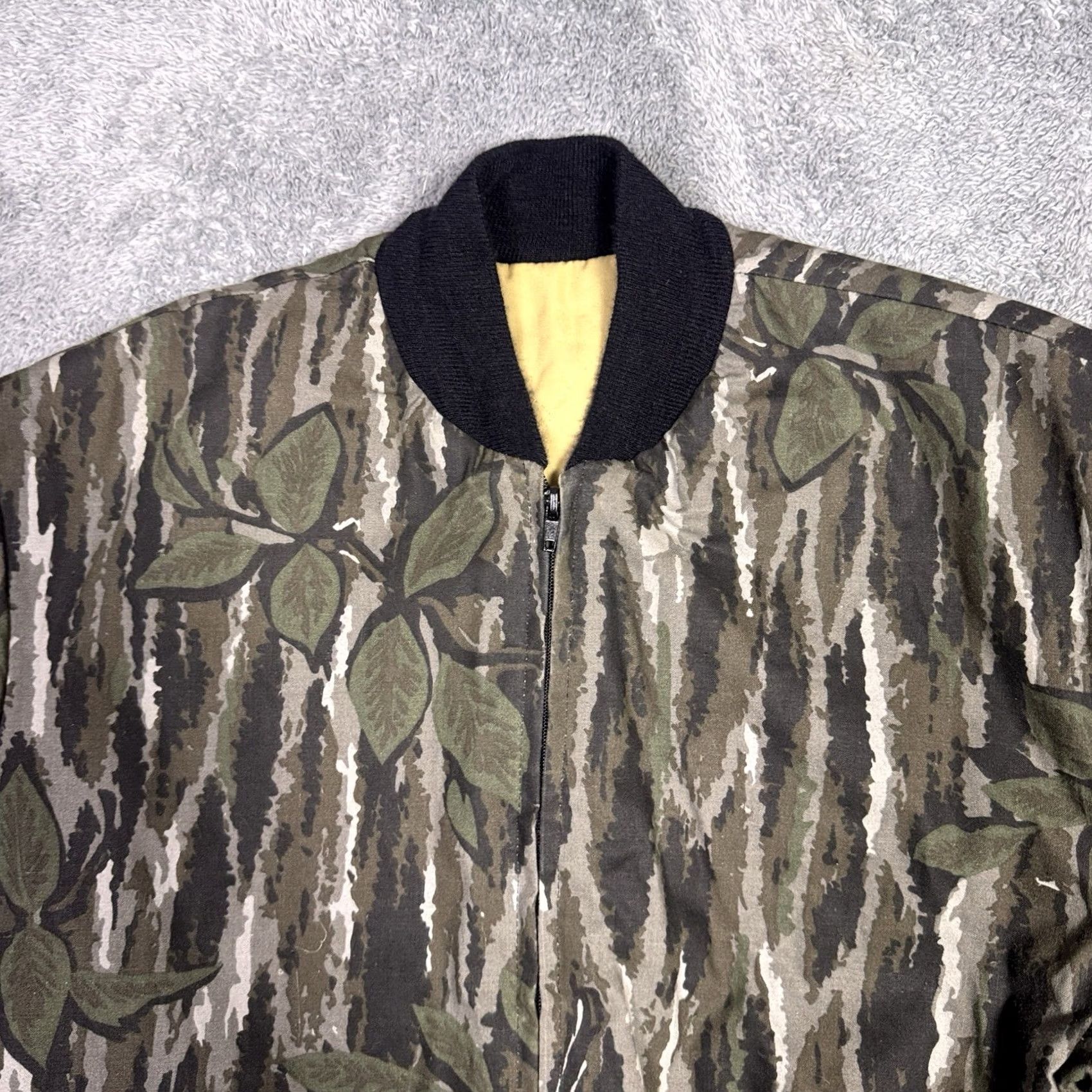 AMO VINTAGE Jacket Mens M Full Foliage Bomber USA Made Camo Empire Insulated Wear Size US M / EU 48-50 / 2 - 4 Thumbnail