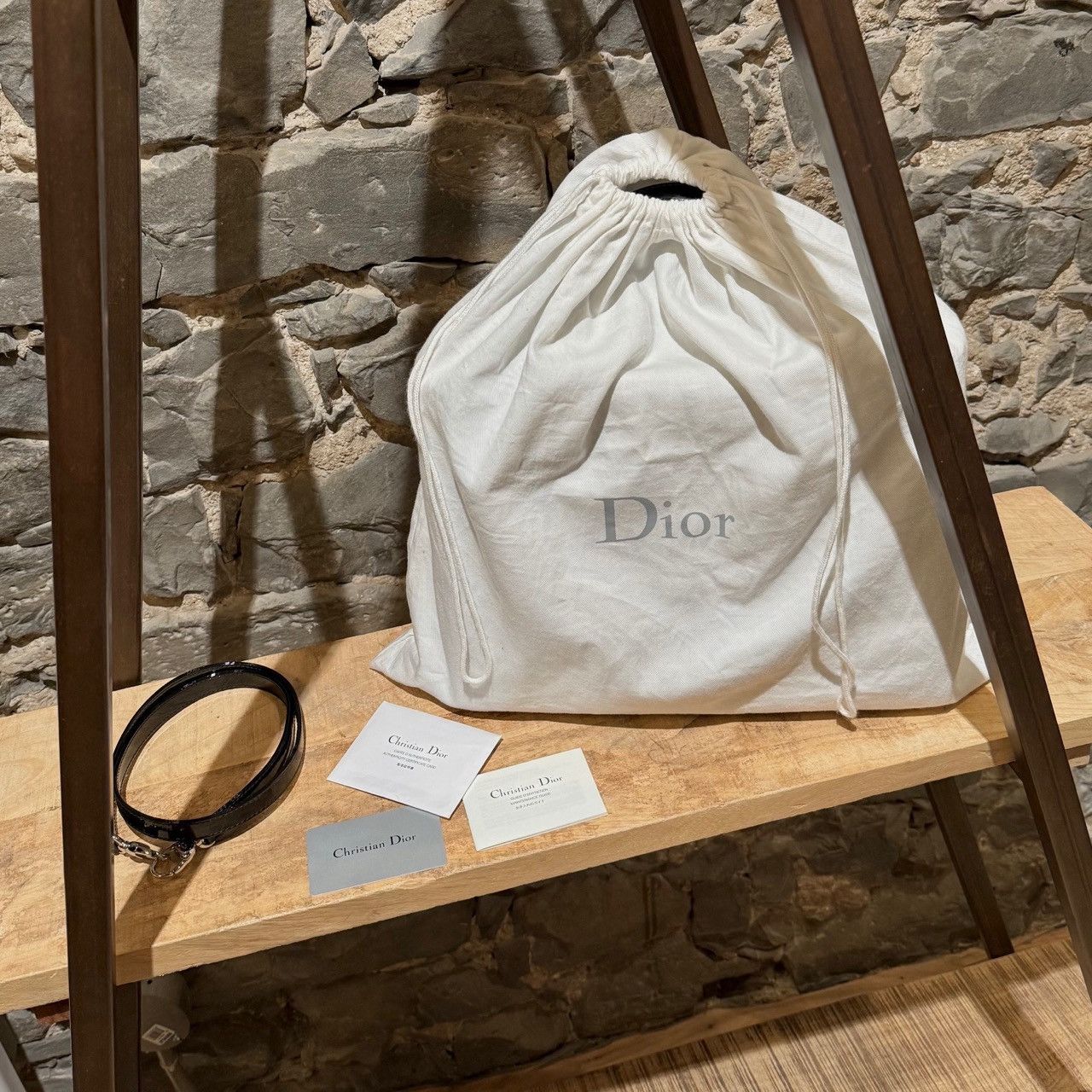 Dior Dior Black Patent Cannage Large Lady Dior Bag Size ONE SIZE - 17 Thumbnail