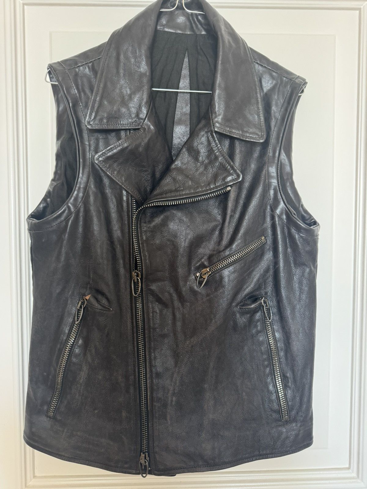 Daniele Basta DANIELE BASTA LEATHER VEST Size US S / EU 44-46 / 1 - 1 Thumbnail