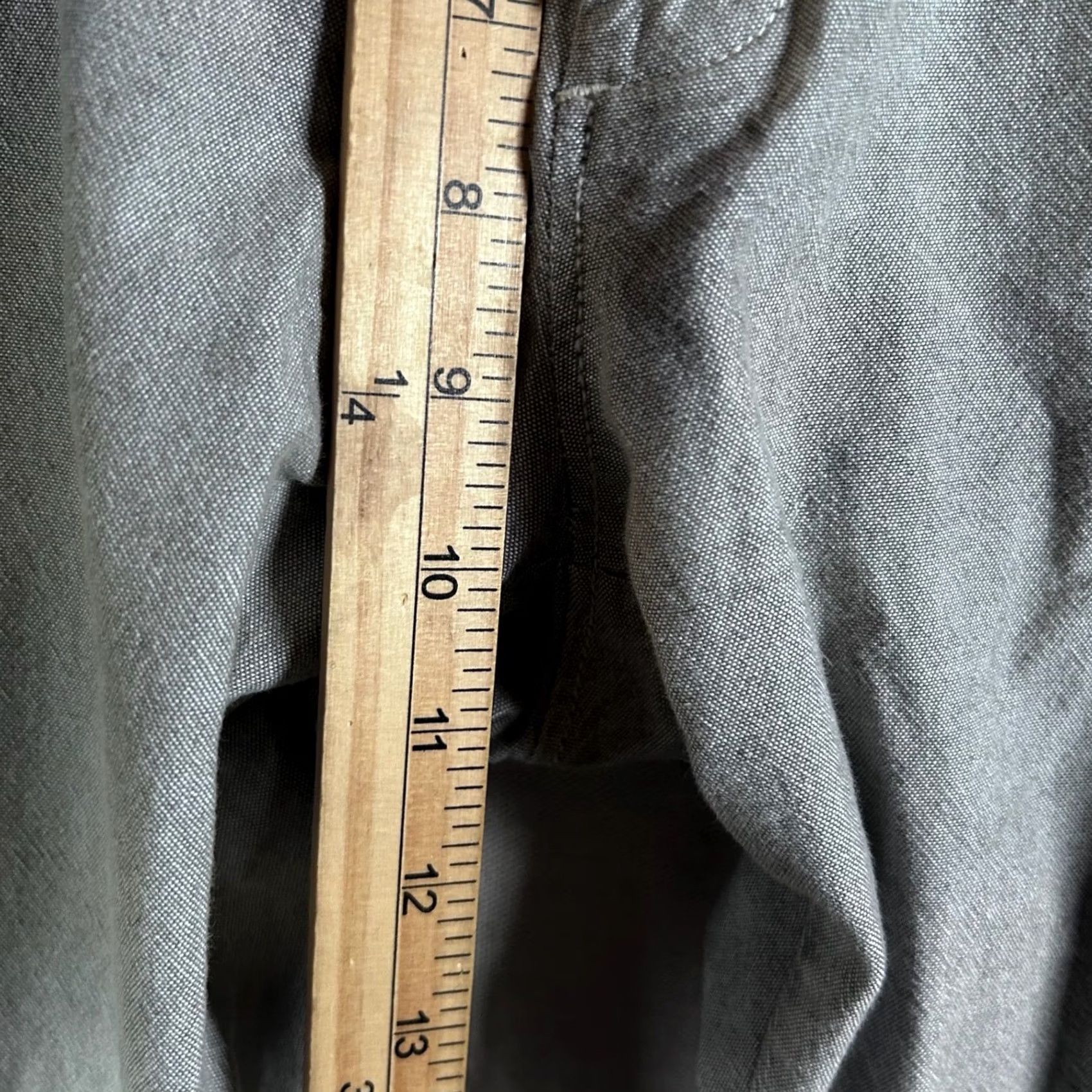 J.Crew J.CREW 484 Stretch Chino Pants Men - 36x32 Gray Cotton Blend Flat Front Trousers Size US 36 / EU 52 - 7 Thumbnail