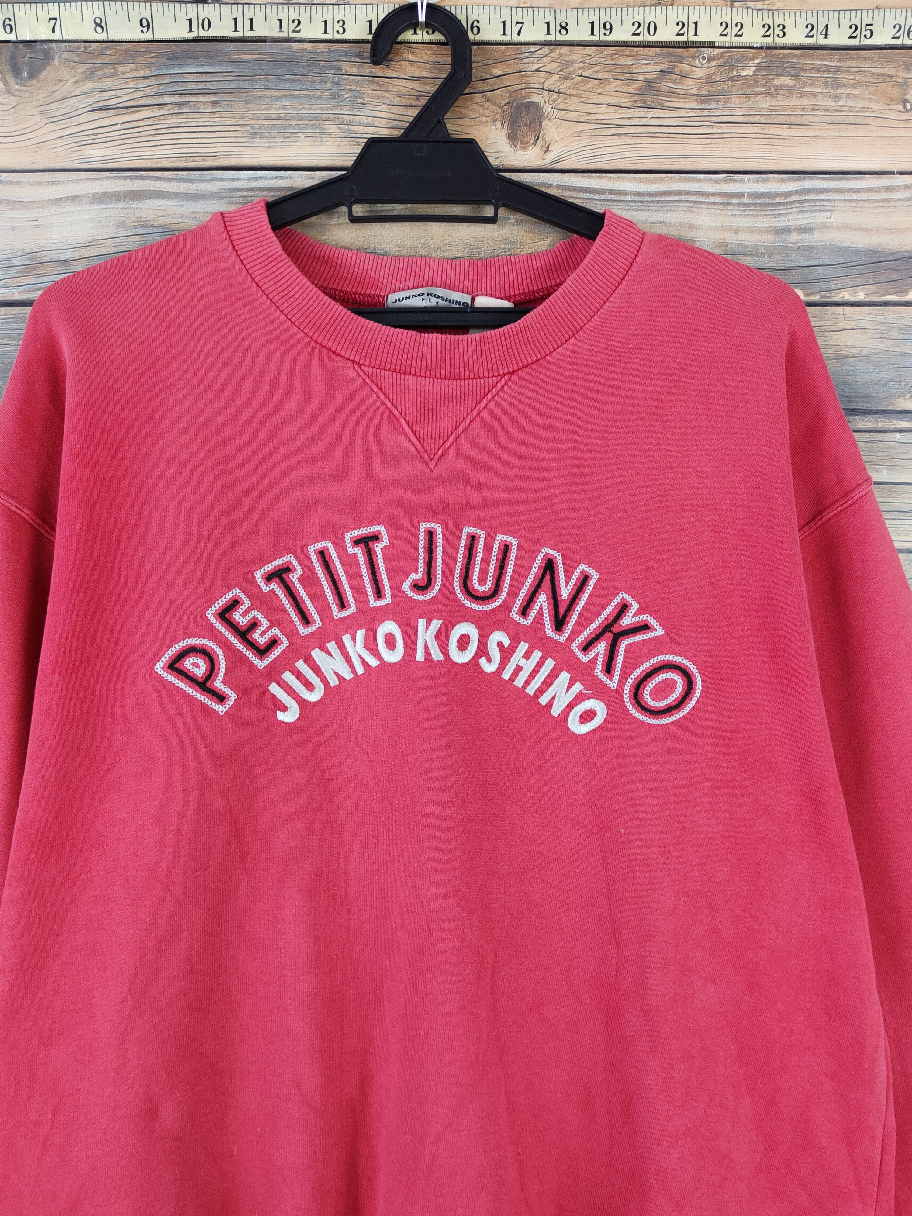 Mr. Junko DL Junko Koshino japan vintage Red Sweatshirts #546 Size US L / EU 52-54 / 3 - 2 Thumbnail