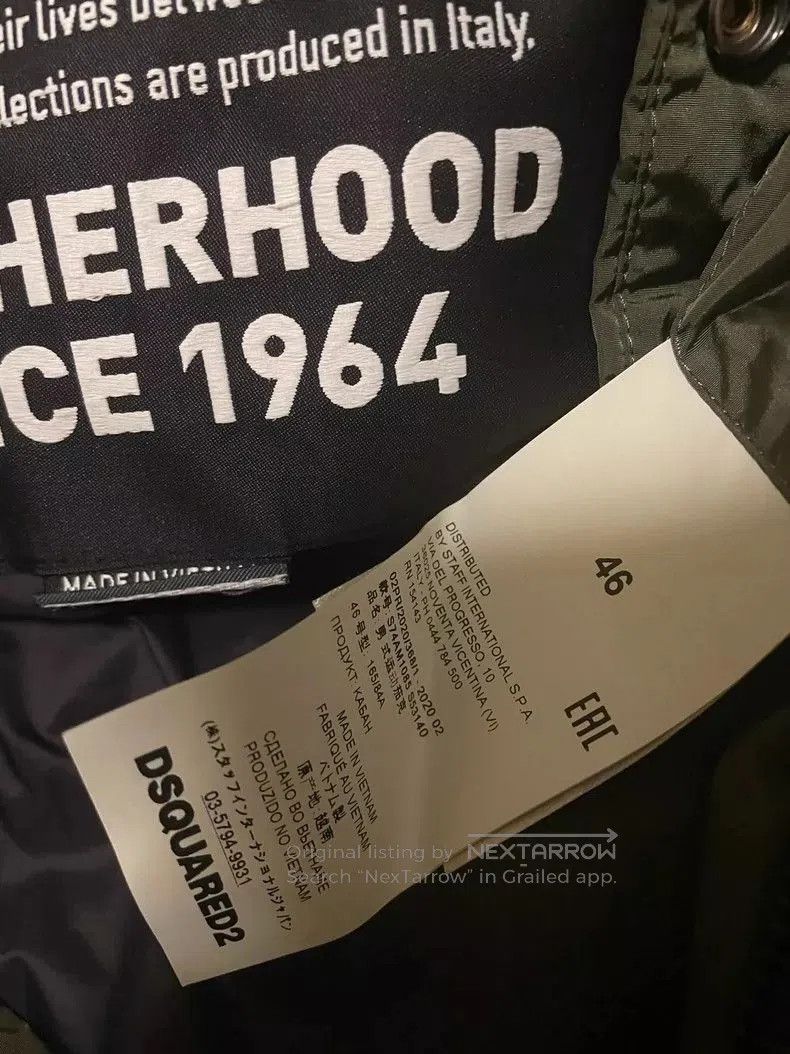 Dsquared2 DSquared2 Olive Green Puffer Jacket. Size US M / EU 48-50 / 2 - 6 Thumbnail