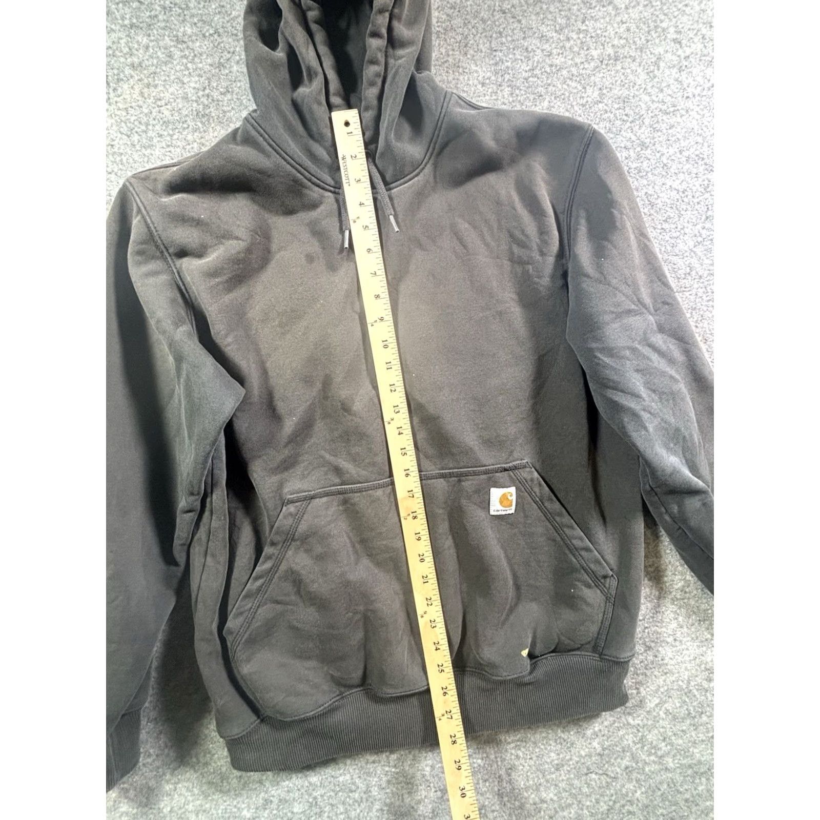 Carhartt Carhartt Hoodie Mens Rain Defender Loose Fit Faded Black Size Medium Outdoors Shirt Pullover Hooded Drawstring Black Logo Size US M / EU 48-50 / 2 - 4 Thumbnail