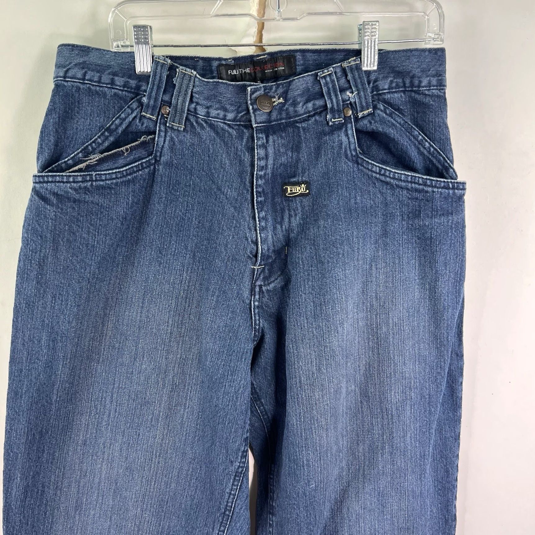 Fubu VINTAGE FUBU Relaxed Straight Leg High Waist Denim Jeans Mens Size 34 x 34 Blue 90s Retro Size US 34 / EU 50 - 2 Thumbnail