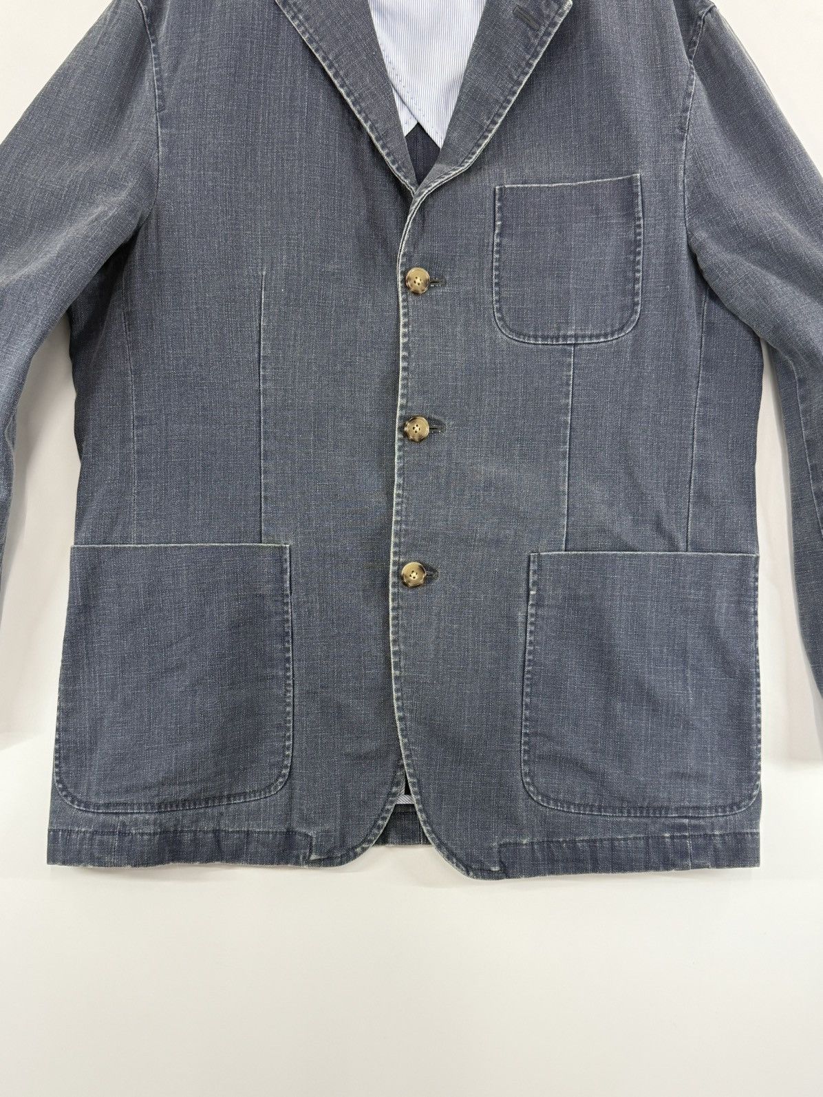 Vintage 🔥 Vintage Denim Bruno De Angelis Amekaji Chore Jacket - L Size US M / EU 48-50 / 2 - 7 Thumbnail