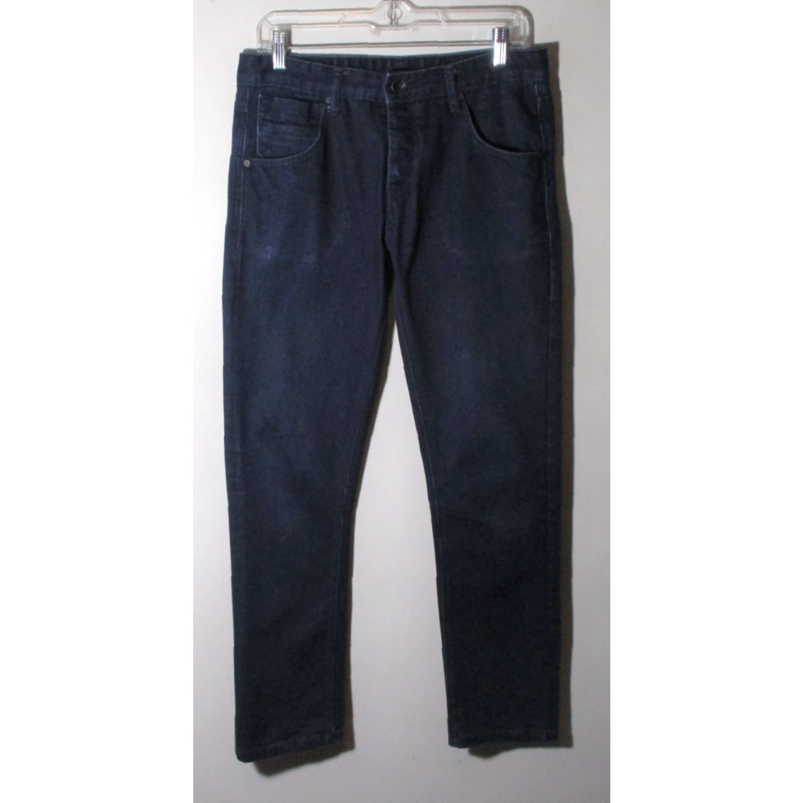 Denime ZAK Jeans Men's Blue Button Fly Slim Denim 32X30 Size US 30 / EU 46 - 2 Thumbnail