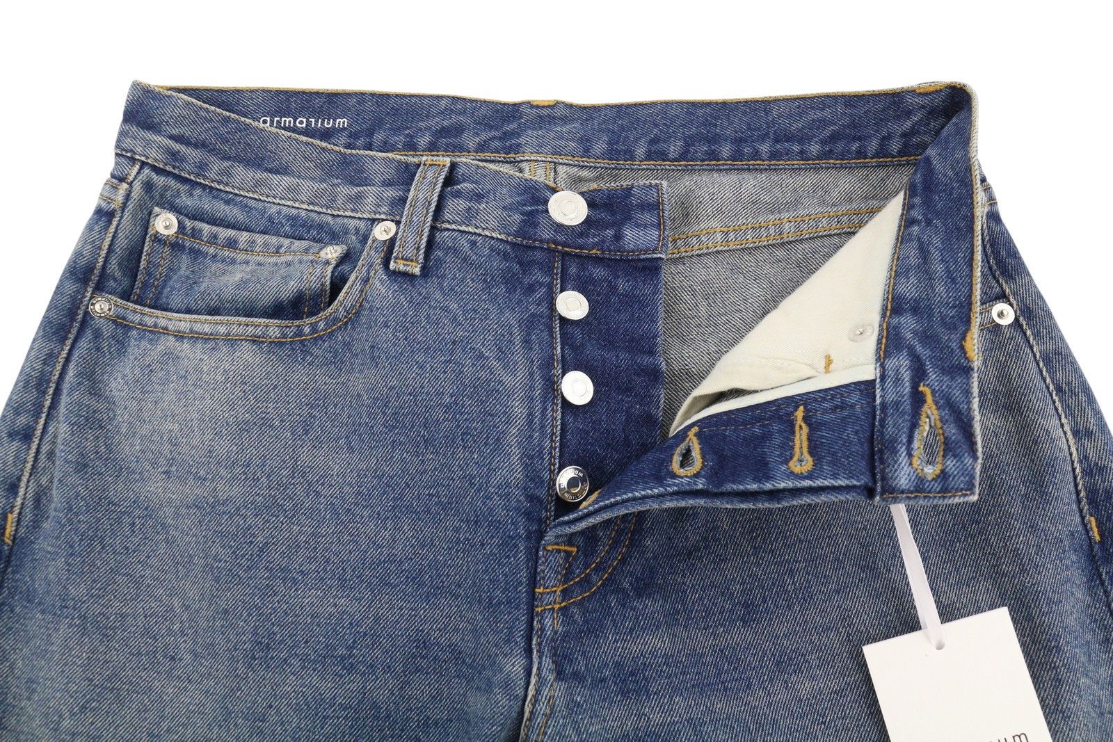 Other DILETTA 38 Blue Whiskers Relaxed Twisted Seam 87820 Size 28" / US 6 / IT 42 - 5 Thumbnail