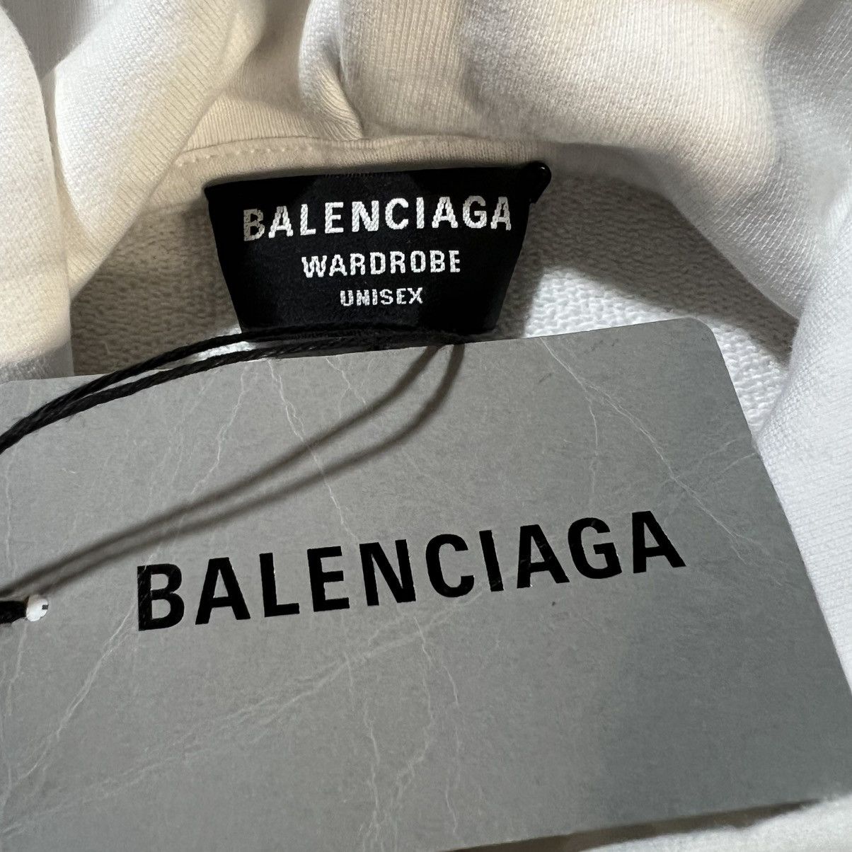 Balenciaga Balenciaga Copyright Green Logo White Pullover Hoodie Size US S / EU 44-46 / 1 - 12 Thumbnail