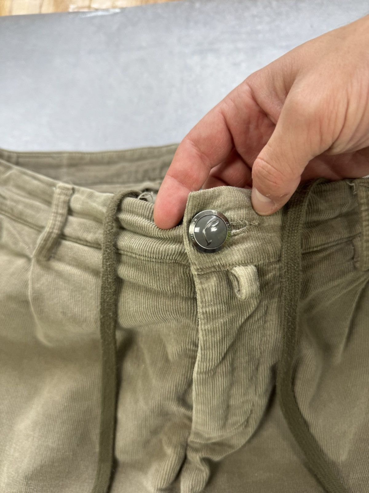 Jacob Cohen Jacob Cohen Beige Corduroy Chino Pants Size US 35 - 5 Thumbnail