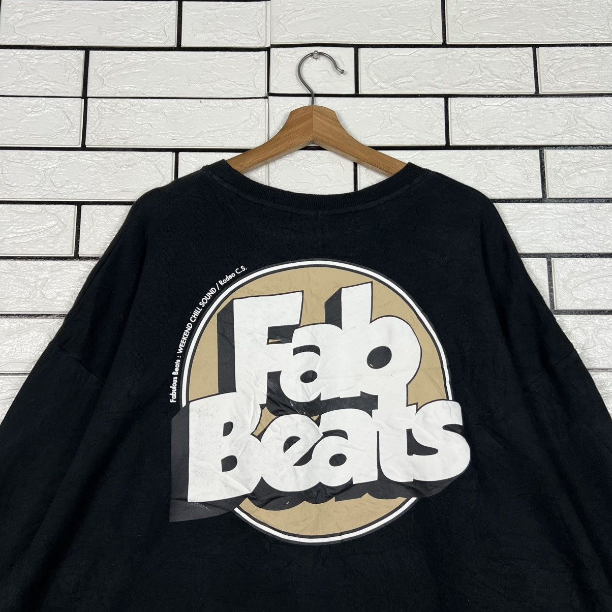 Japanese Brand RODEO CROWNS Fabulous Beats Big Logo Sweatshirt #4250-C193 Size US L / EU 52-54 / 3 - 2 Thumbnail