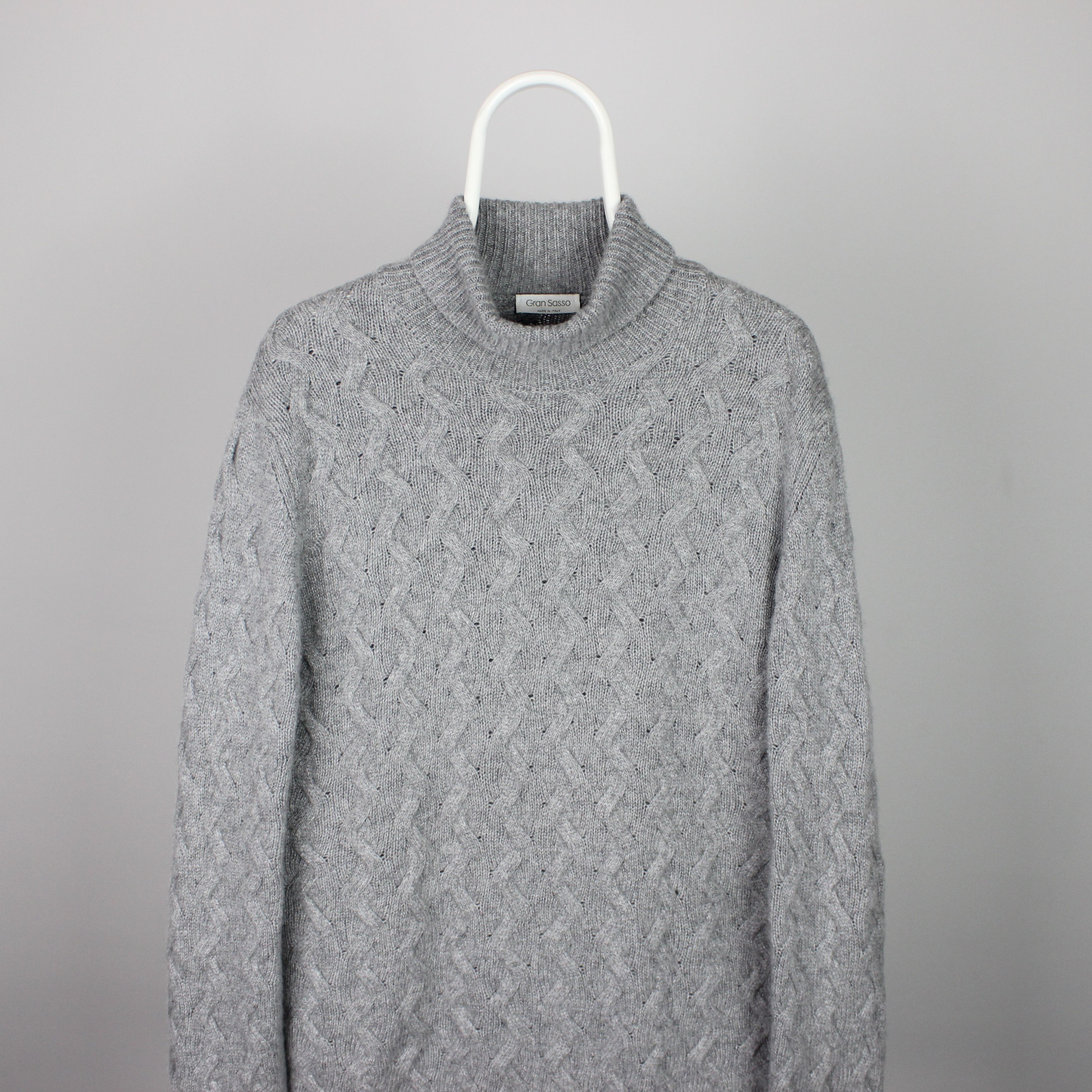 Gran Sasso Gran Sasso sweater jumper men wool pure M L gray Size US L / EU 52-54 / 3 - 6 Thumbnail
