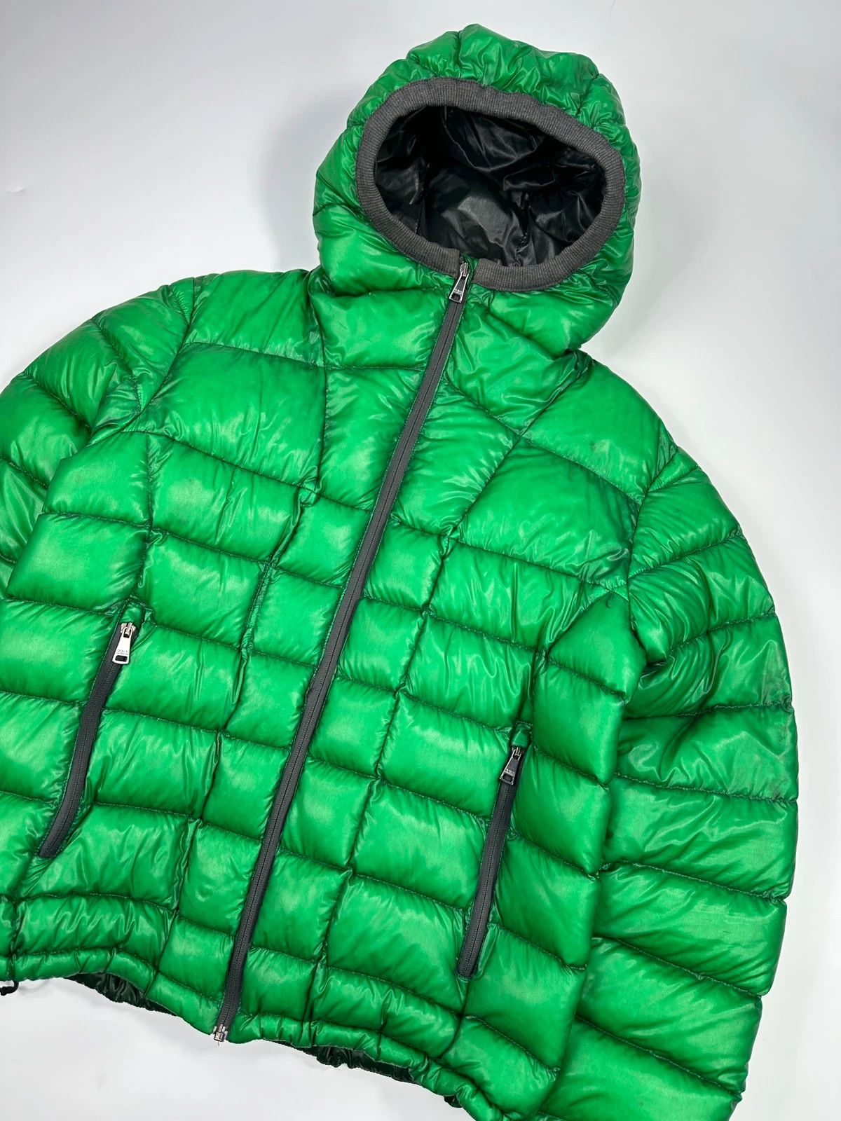 Dolce & Gabbana Dolce & Gabbana Ski Transparent Green Down Puffer Jacket Size US M / EU 48-50 / 2 - 5 Thumbnail
