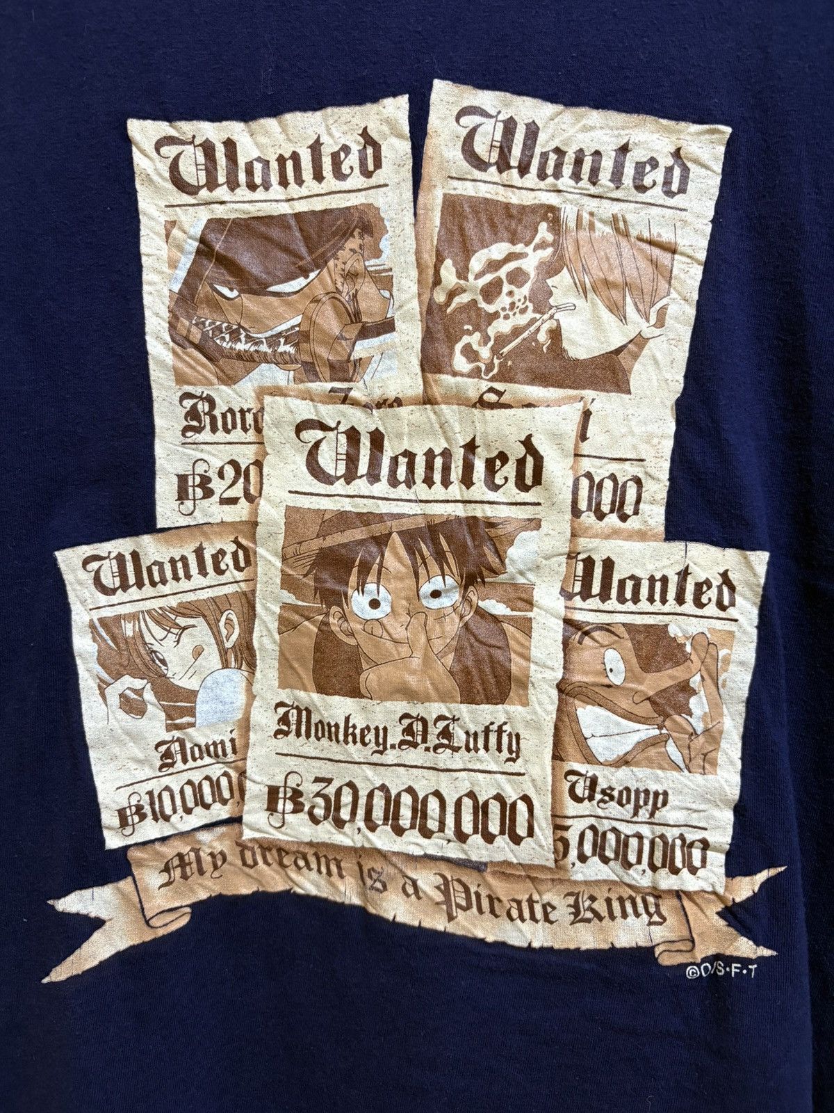 Anime Vintage 00 One Piece Anime Bounty Mugiwara Cospa Size US M / EU 48-50 / 2 - 3 Thumbnail