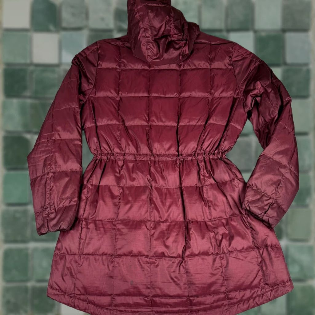 Eddie Bauer VINTAGE Eddie Bauer Quilted Hooded Goose Down Winter Parka Jacket XL Burgundy Coat Size XL / US 12-14 / IT 48-50 - 1 Thumbnail