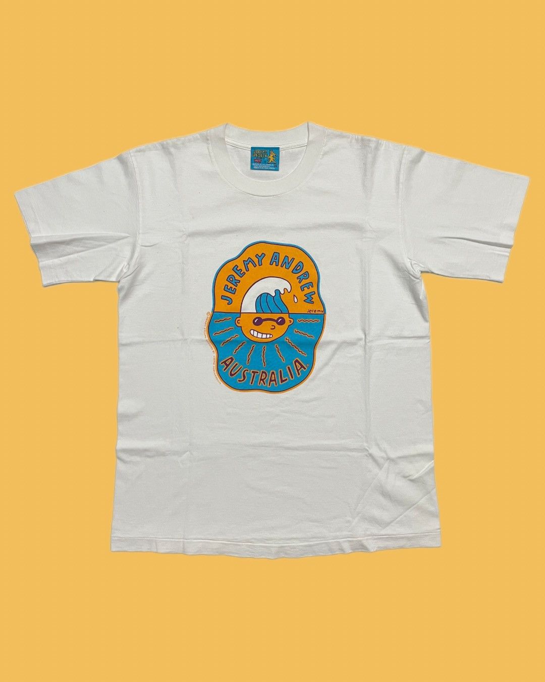 Levi's Vintage Levi’s x Jeremy Andrew Art Brand Jean T-shirt 90s Size US M / EU 48-50 / 2 - 1 Thumbnail
