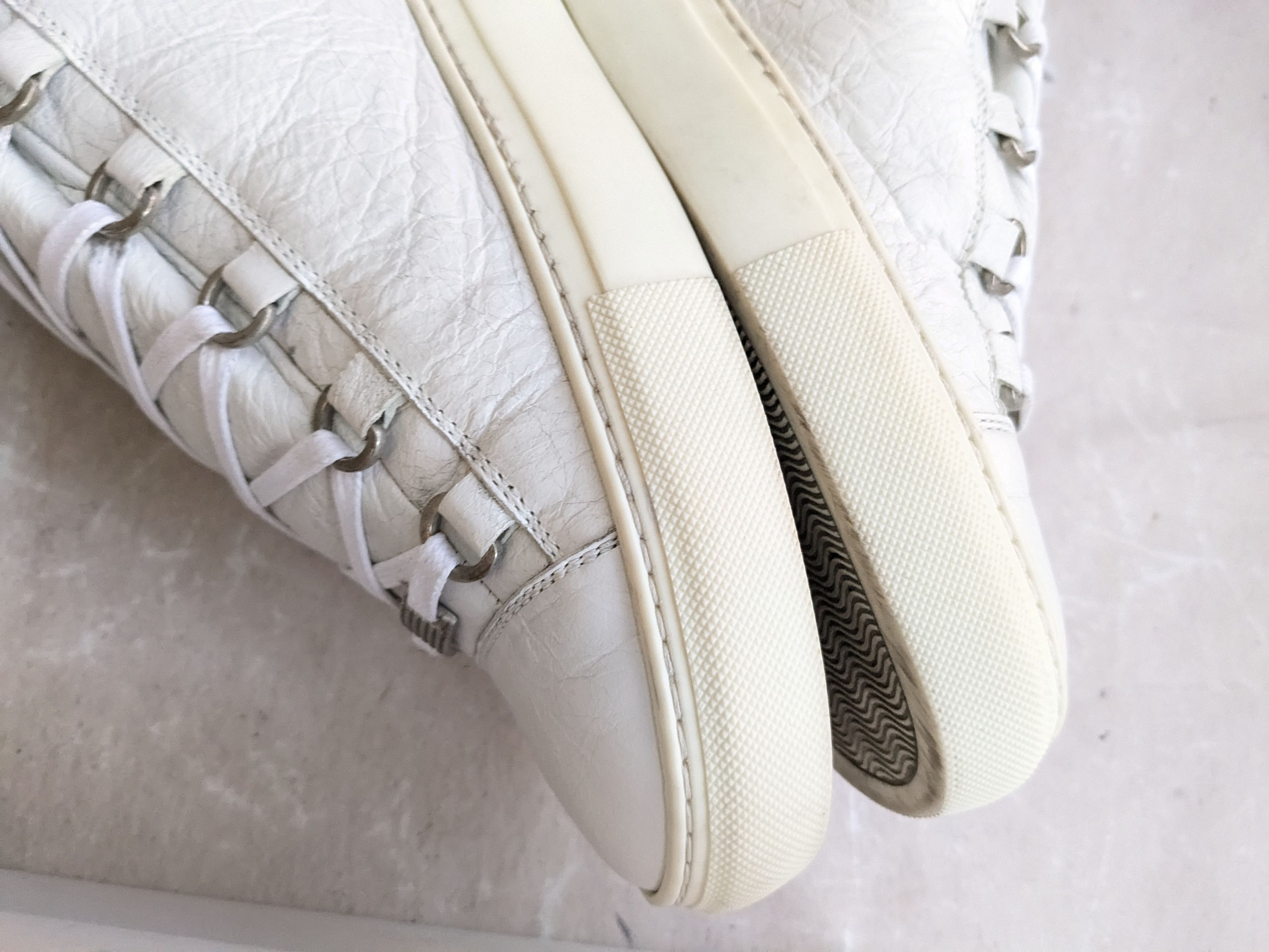 Balenciaga Balenciaga Arena White 11 High Tops Leather Size US 11 / EU 44 - 10 Thumbnail