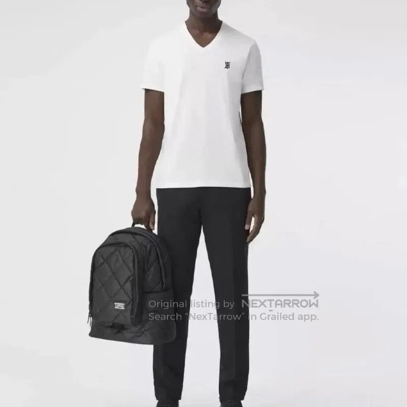 Burberry Burberry Men's White Cotton Embroidered T. Size US M / EU 48-50 / 2 - 6 Thumbnail