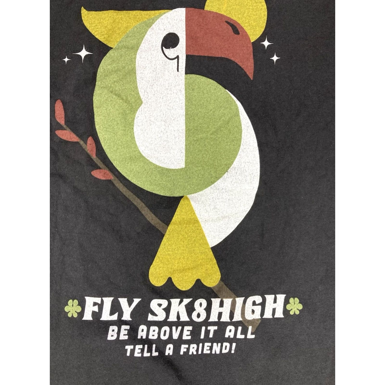 Vans Vans Fly Sk8high Graphic T-shirt Women Small Black Long Sleeve Shirt Mens? No. Size S / US 4 / IT 40 - 2 Thumbnail