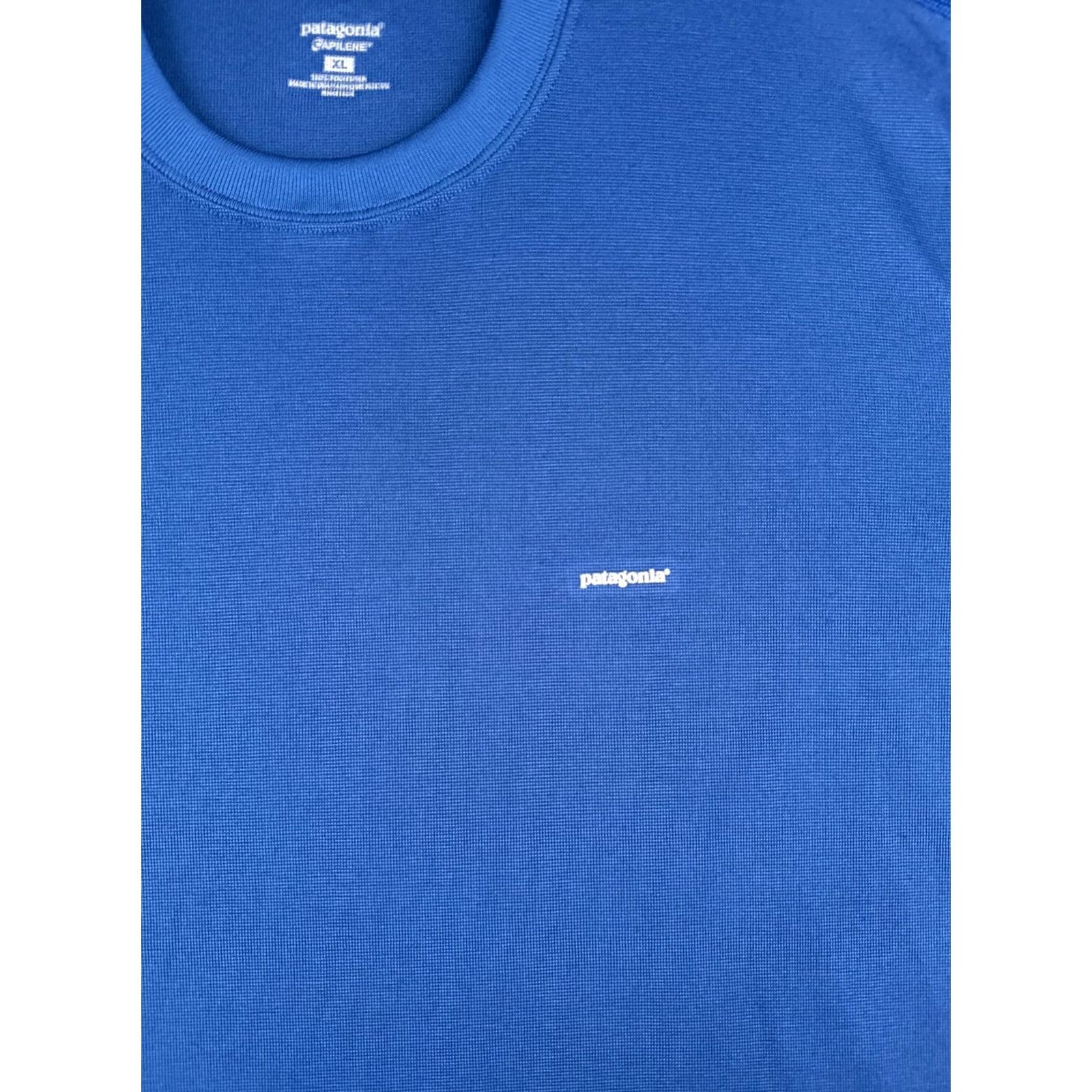 Patagonia Patagonia Shirt Adult XL Blue Capilene Short Sleeve Crew Neck Polyester Shirt Mens XL Blue Capilene Short Sleeve Crew Neck Polyester Size US XL / EU 56 / 4 - 6 Thumbnail