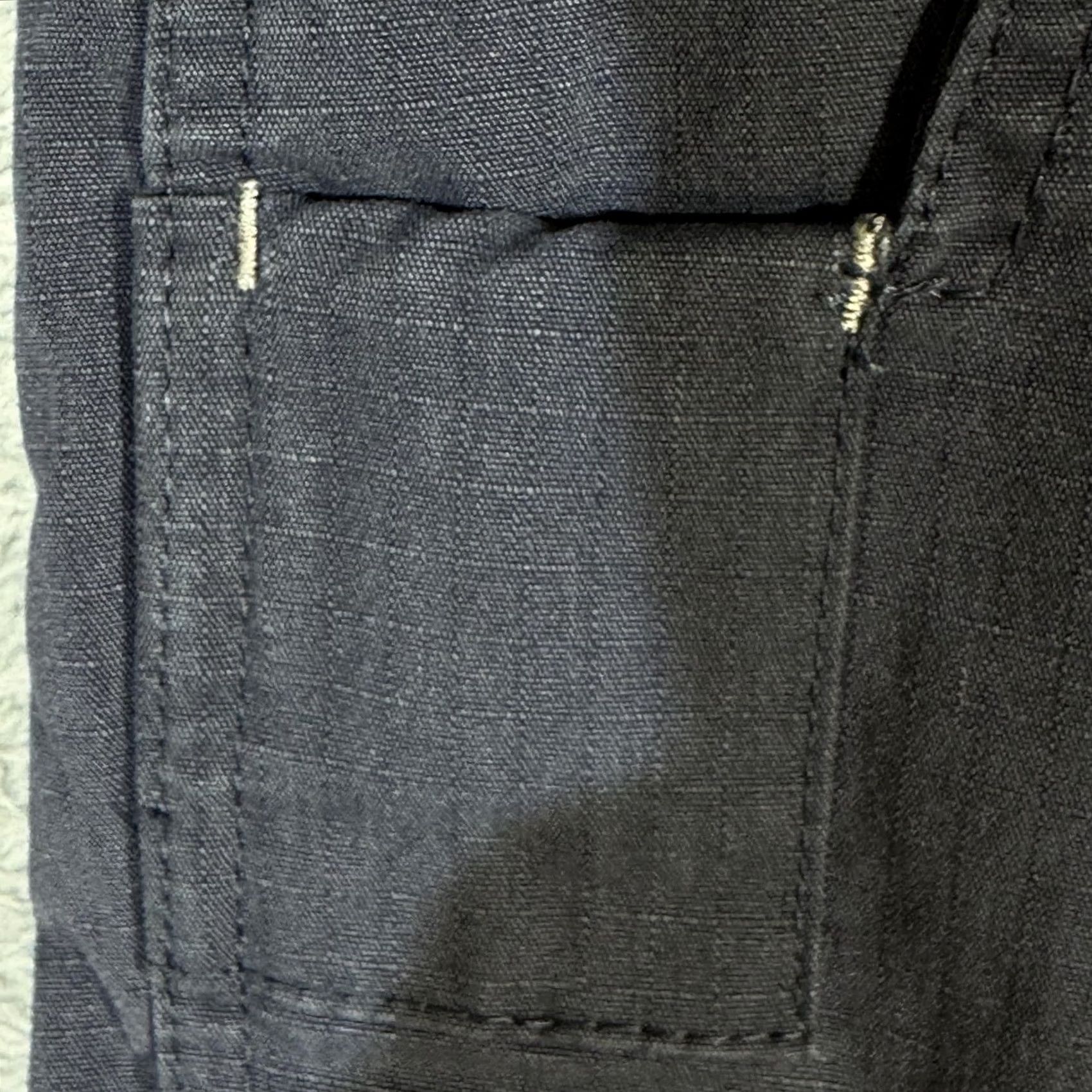 Carhartt Carhartt Pants Mens 29x28 Navy Ripstop Relaxed Fit Utility Workwear Polyester Cotton Blend Size US 29 - 4 Thumbnail