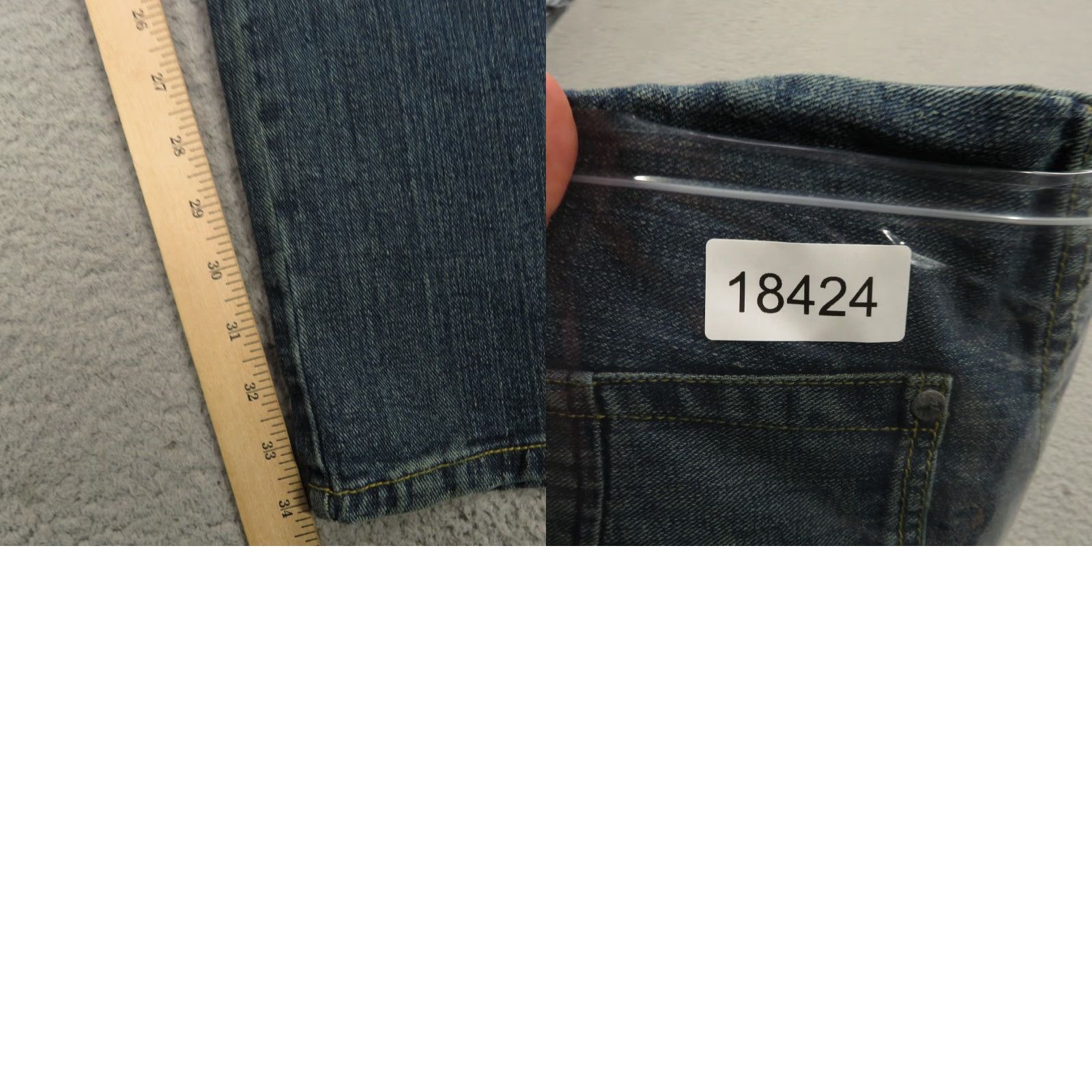 Karl Kani VINTAGE Karl Kani Jeans Men Baggy 46 Inseam 34 Wide-Leg 90s Grunge Hip Hop 11" Leg Opening Blue Denim 5-Pocket Mens Size US 30 / EU 46 - 9 Thumbnail
