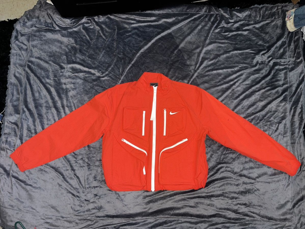 Nike Nike Womens Sportswear Tech Pack Jacket Red/Orange Size M / US 6-8 / IT 42-44 - 9 Thumbnail